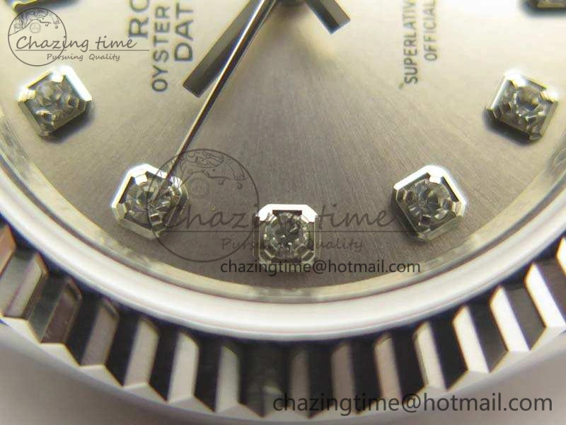 DateJust 28mm SS BP Maker Best Edition Silver Diam Dial On SS Bracelet ETA2671