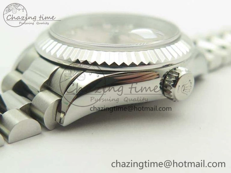 DateJust 28mm SS BP Maker Best Edition Silver Diam Dial On SS Bracelet ETA2671