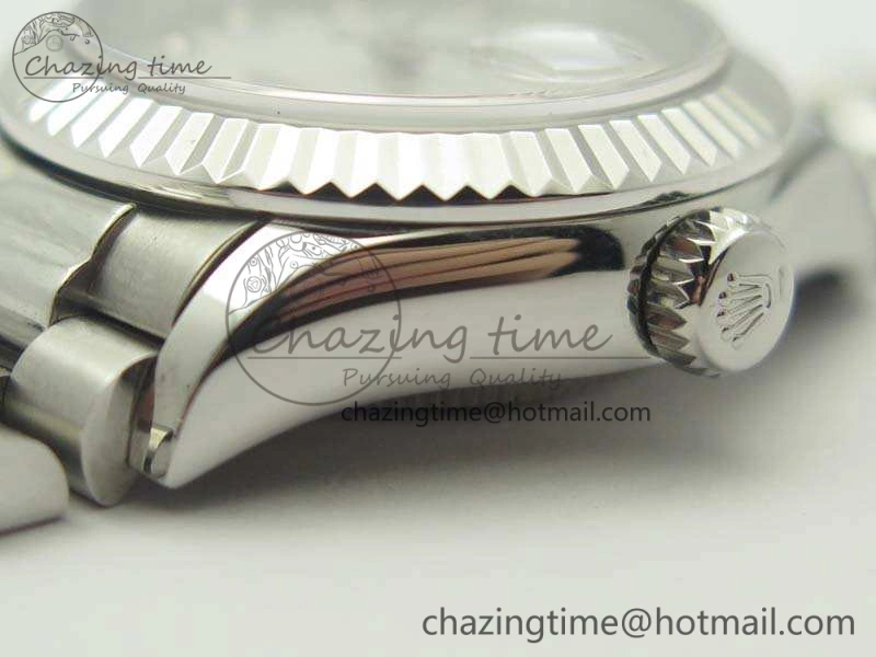 DateJust 28mm SS BP Maker Best Edition White MOP Dial On SS Bracelet ETA2671