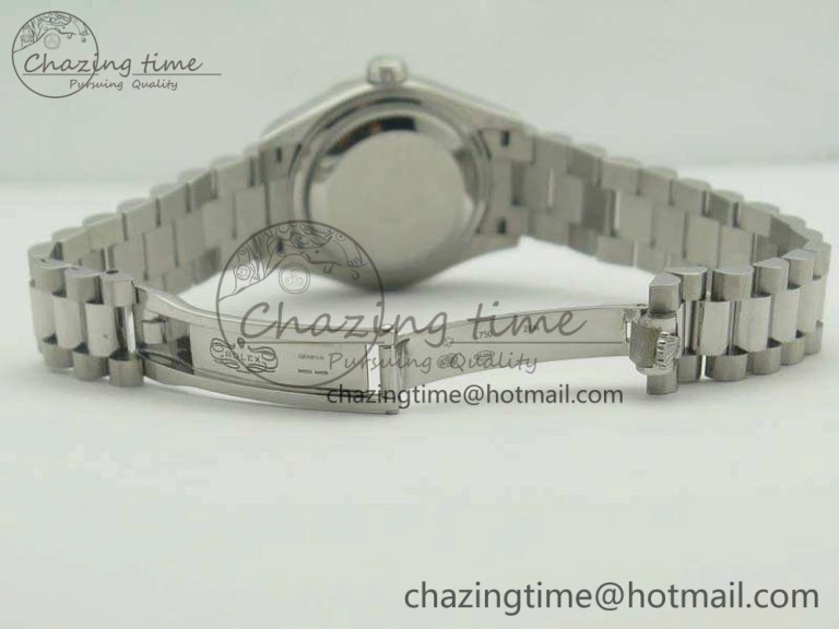 DateJust 28mm SS Diamond Bezel BP Maker Best Edition Silver Dial On SS Bracelet ETA2671