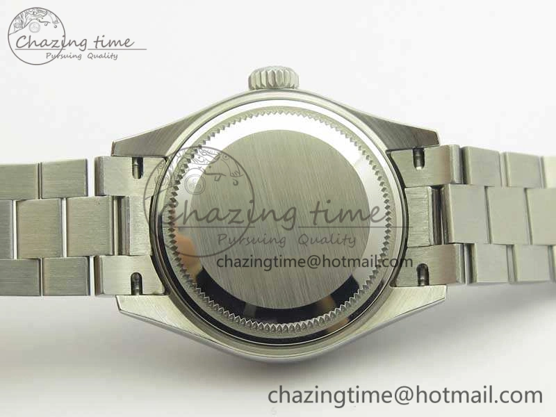 DateJust 28mm SS Diamond Bezel BP Maker Best Edition Silver Diam XL Dial On SS Bracelet ETA2671