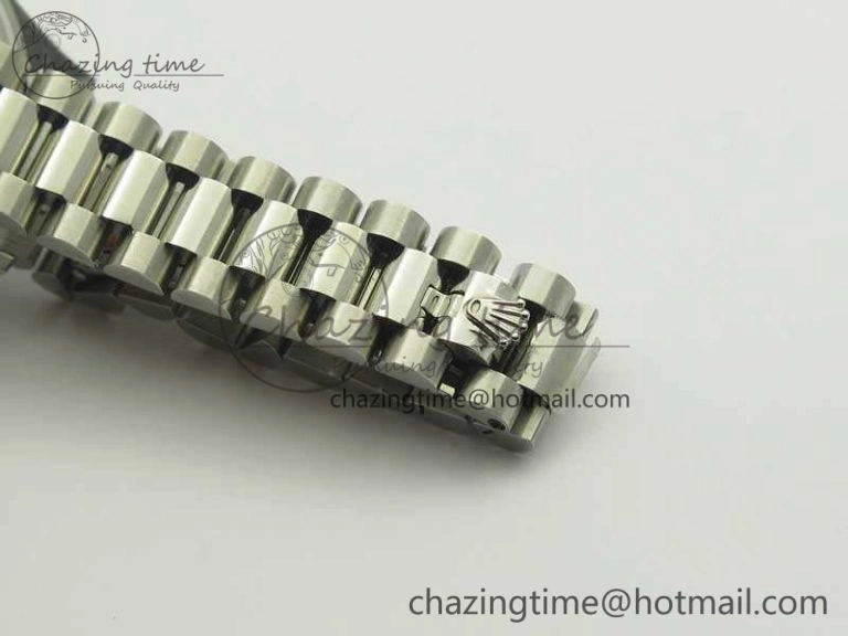 DateJust 28mm SS Diamond Bezel BP Maker Best Edition Silver Diam XL Dial On SS Bracelet ETA2671