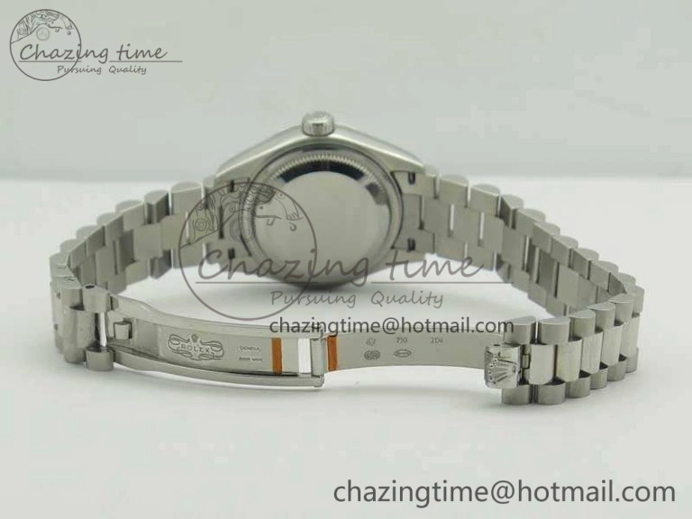 DateJust 28mm SS Diamond Bezel BP Maker Best Edition Silver Diam XL Dial On SS Bracelet ETA2671
