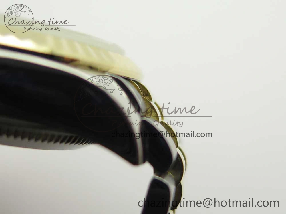 DateJust 28mm Wrapped SS YG Best Edition Gold Dial Crystal Markers on Wrapped SS YG Bracelet ETA2671