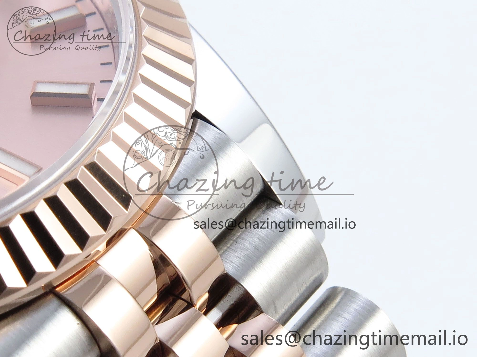 DateJust 31 278271 ARF 1:1 Best Edition 904L Steel RG Dial Stick Marker on SS RG Jubilee Bracelet ETA 2688
