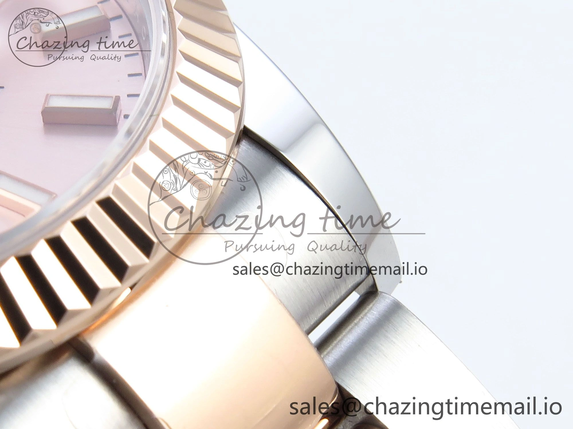 DateJust 31 278271 ARF 1:1 Best Edition 904L Steel RG Dial Stick Marker on SS RG Oyster Bracelet ETA 2688