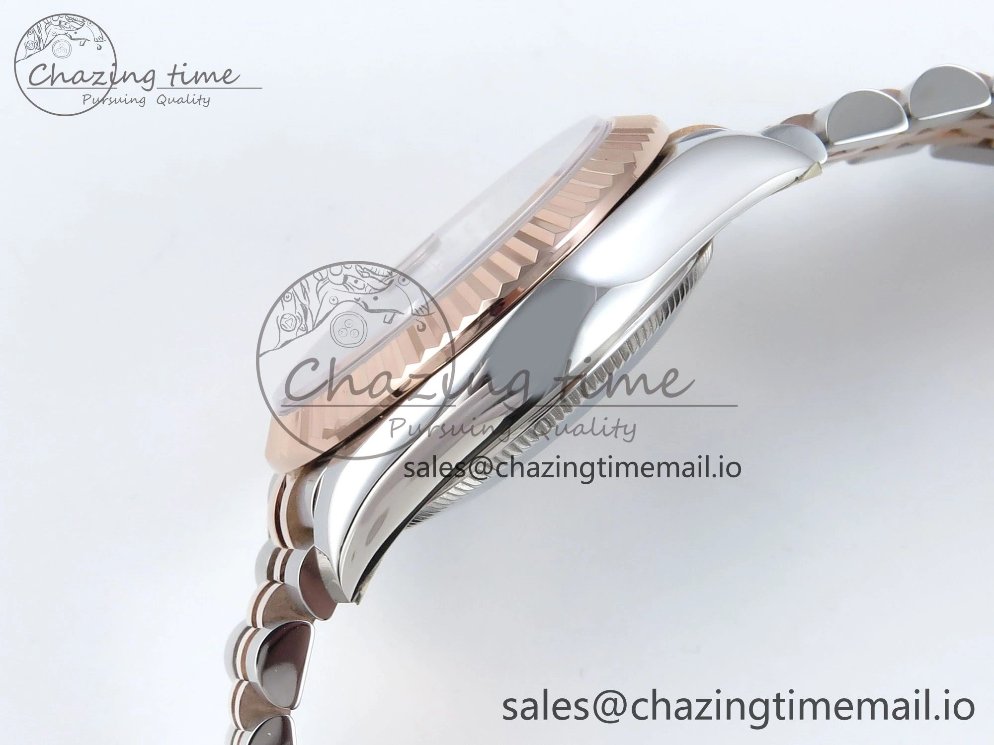 DateJust 31 278271 ARF 1:1 Best Edition 904L Steel RG Diamonds Dial on SS RG Jubilee Bracelet ETA 2688