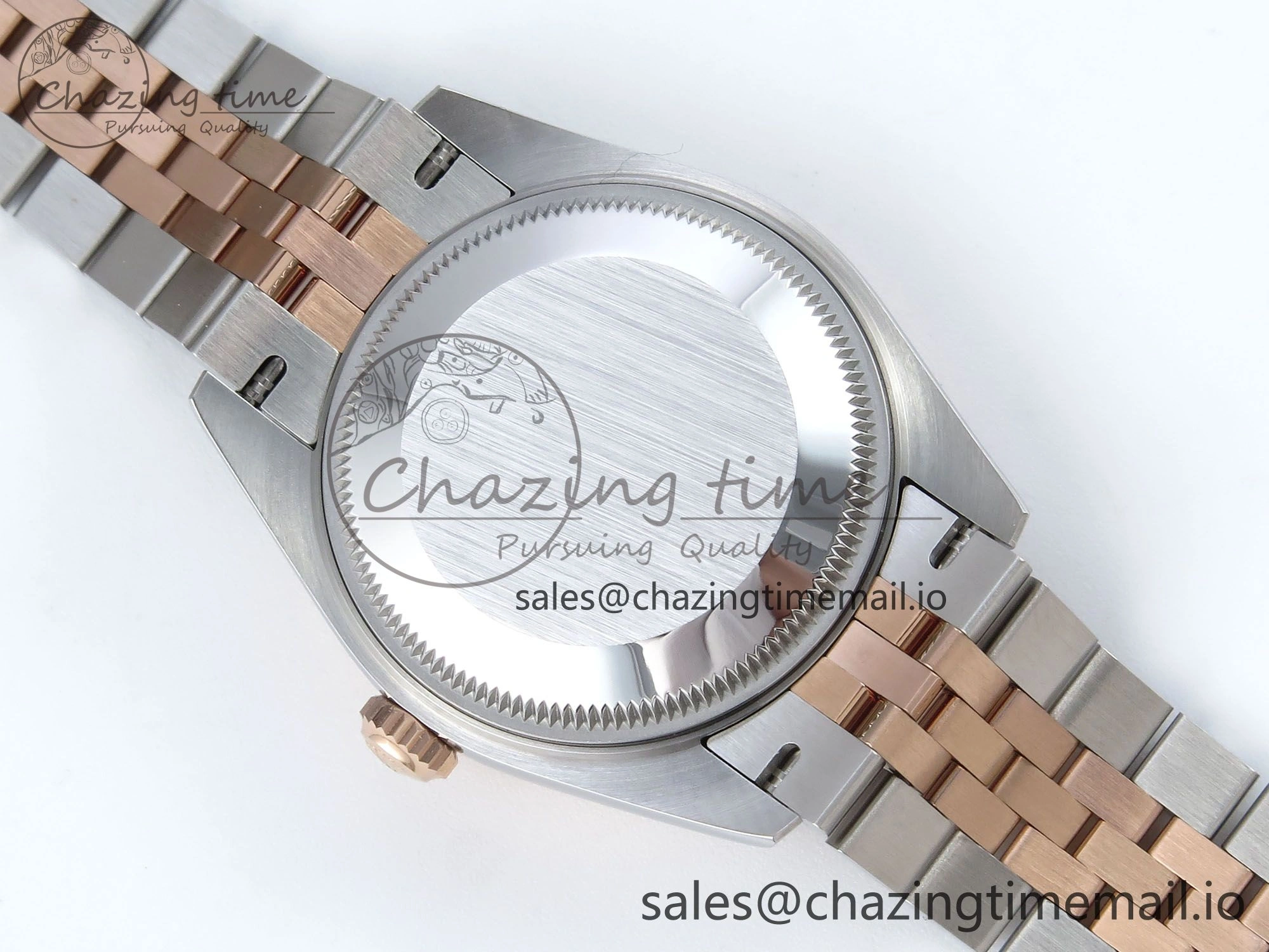 DateJust 31 278271 ARF 1:1 Best Edition 904L Steel RG Diamonds Dial on SS RG Jubilee Bracelet ETA 2688