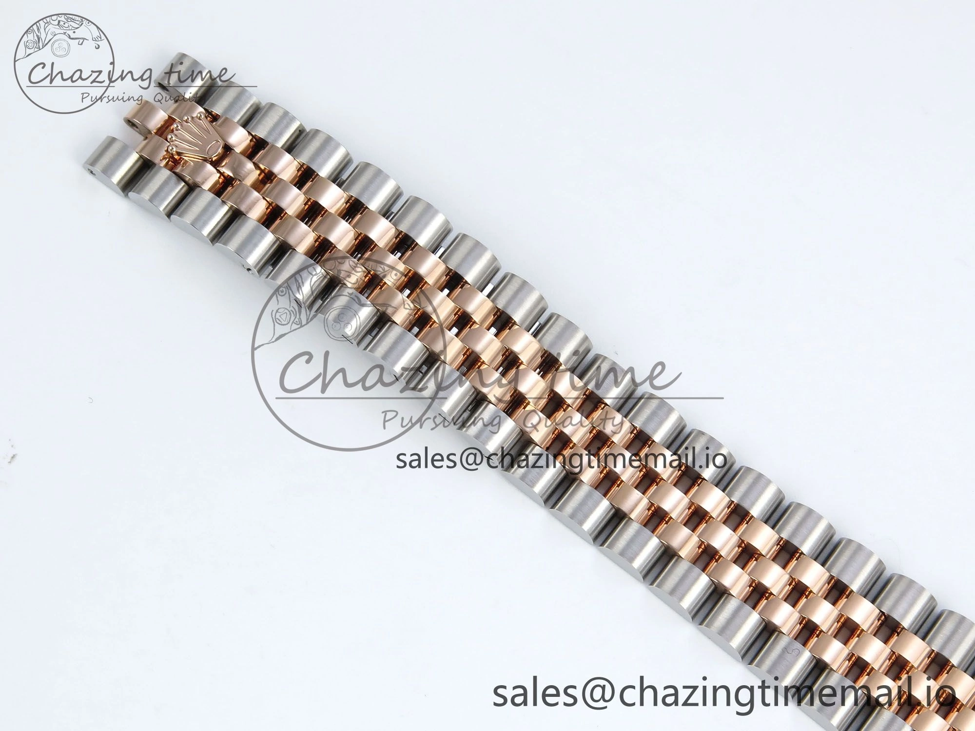 DateJust 31 278271 ARF 1:1 Best Edition 904L Steel RG Diamonds Dial on SS RG Jubilee Bracelet ETA 2688
