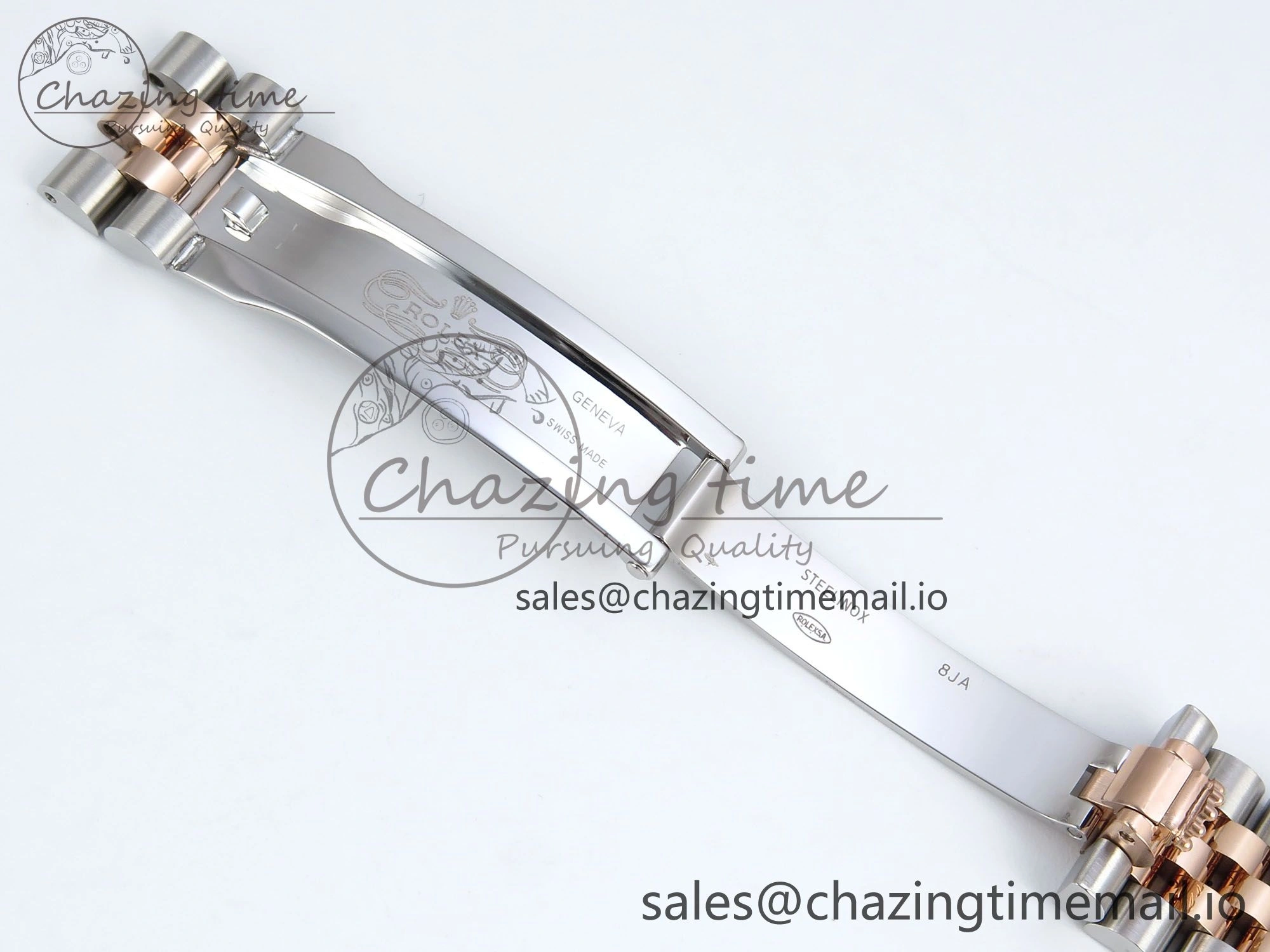 DateJust 31 278271 ARF 1:1 Best Edition 904L Steel RG Roman Dial on SS RG Jubilee Bracelet ETA 2688