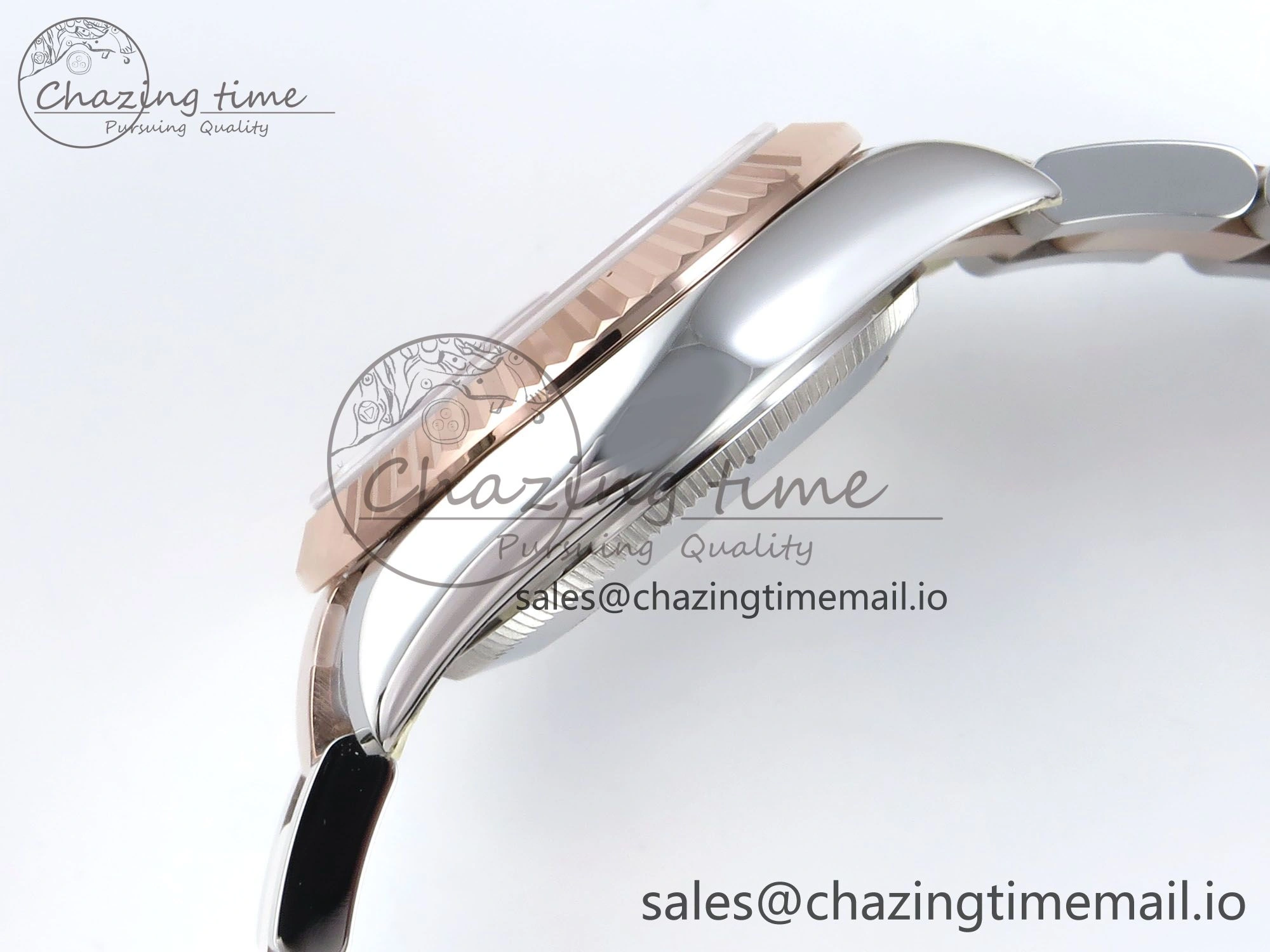 DateJust 31 278271 ARF 1:1 Best Edition 904L Steel RG Roman Dial on SS RG Oyster Bracelet ETA 2688