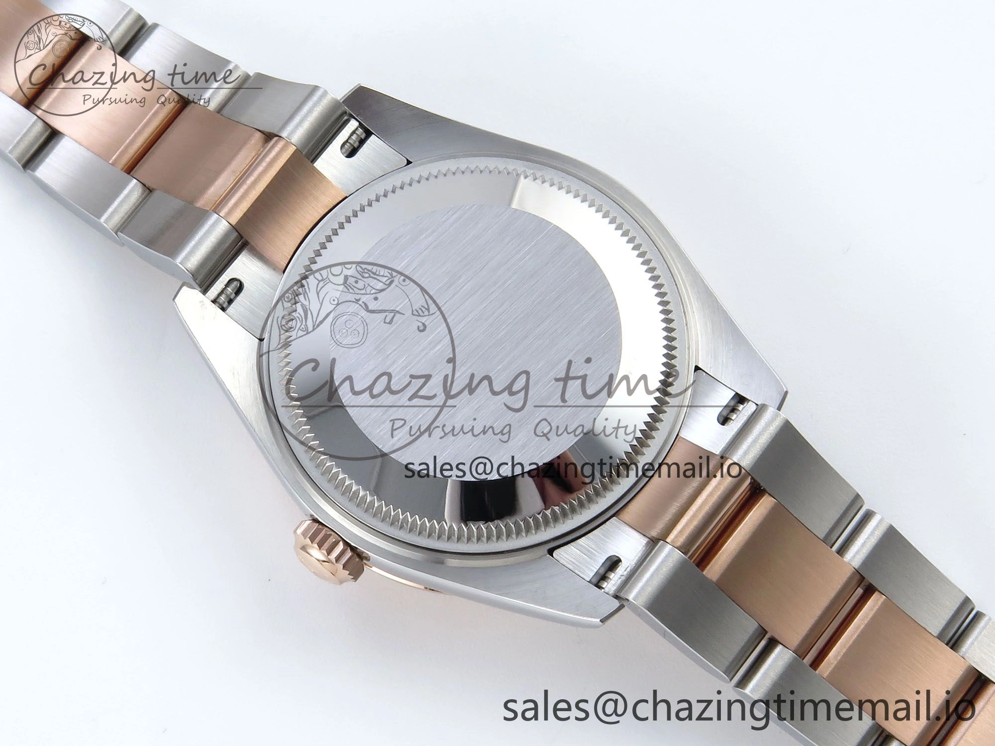 DateJust 31 278271 ARF 1:1 Best Edition 904L Steel RG Roman Dial on SS RG Oyster Bracelet ETA 2688