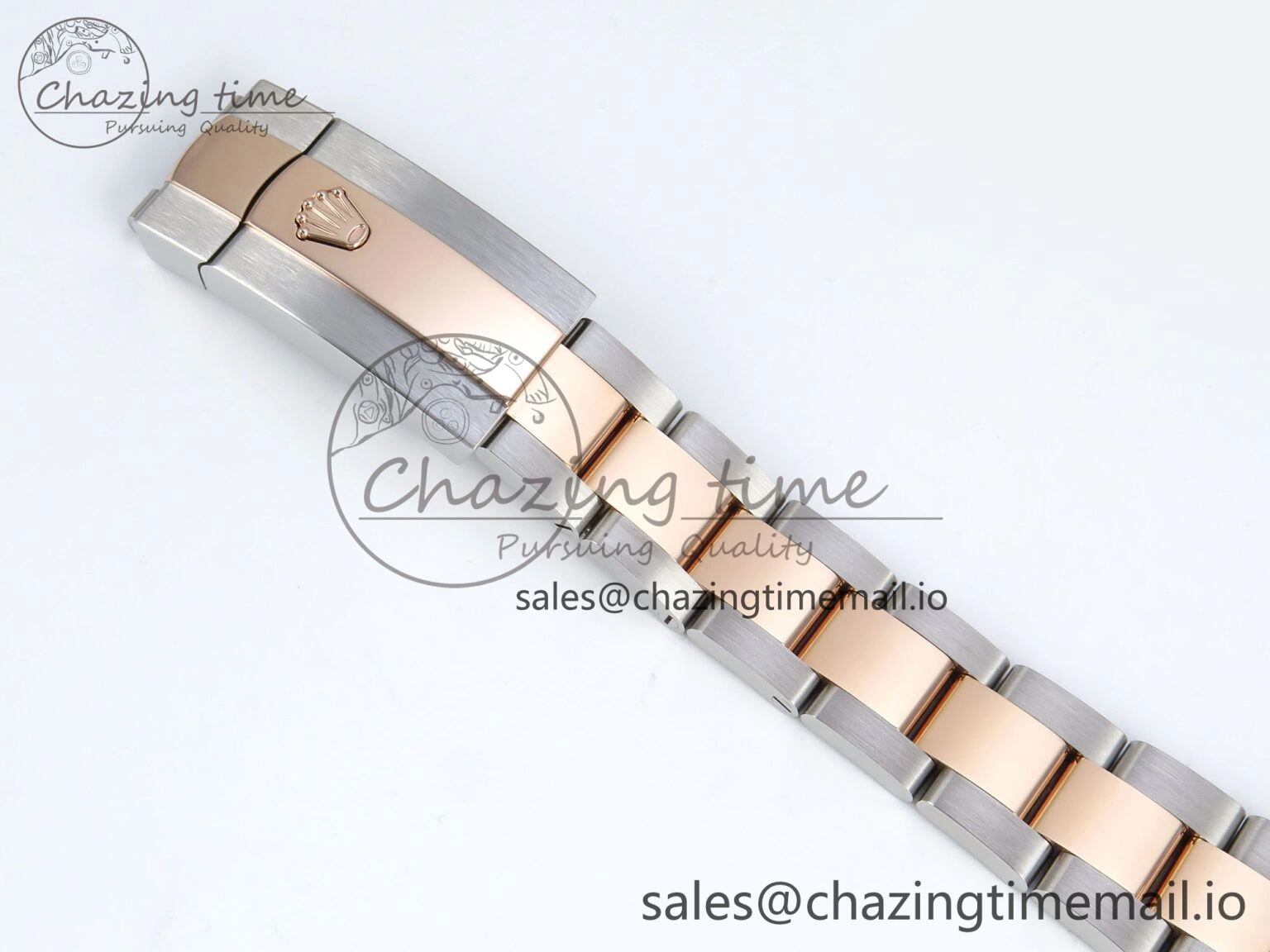 DateJust 31 278271 ARF 1:1 Best Edition 904L Steel RG Roman Dial on SS RG Oyster Bracelet ETA 2688