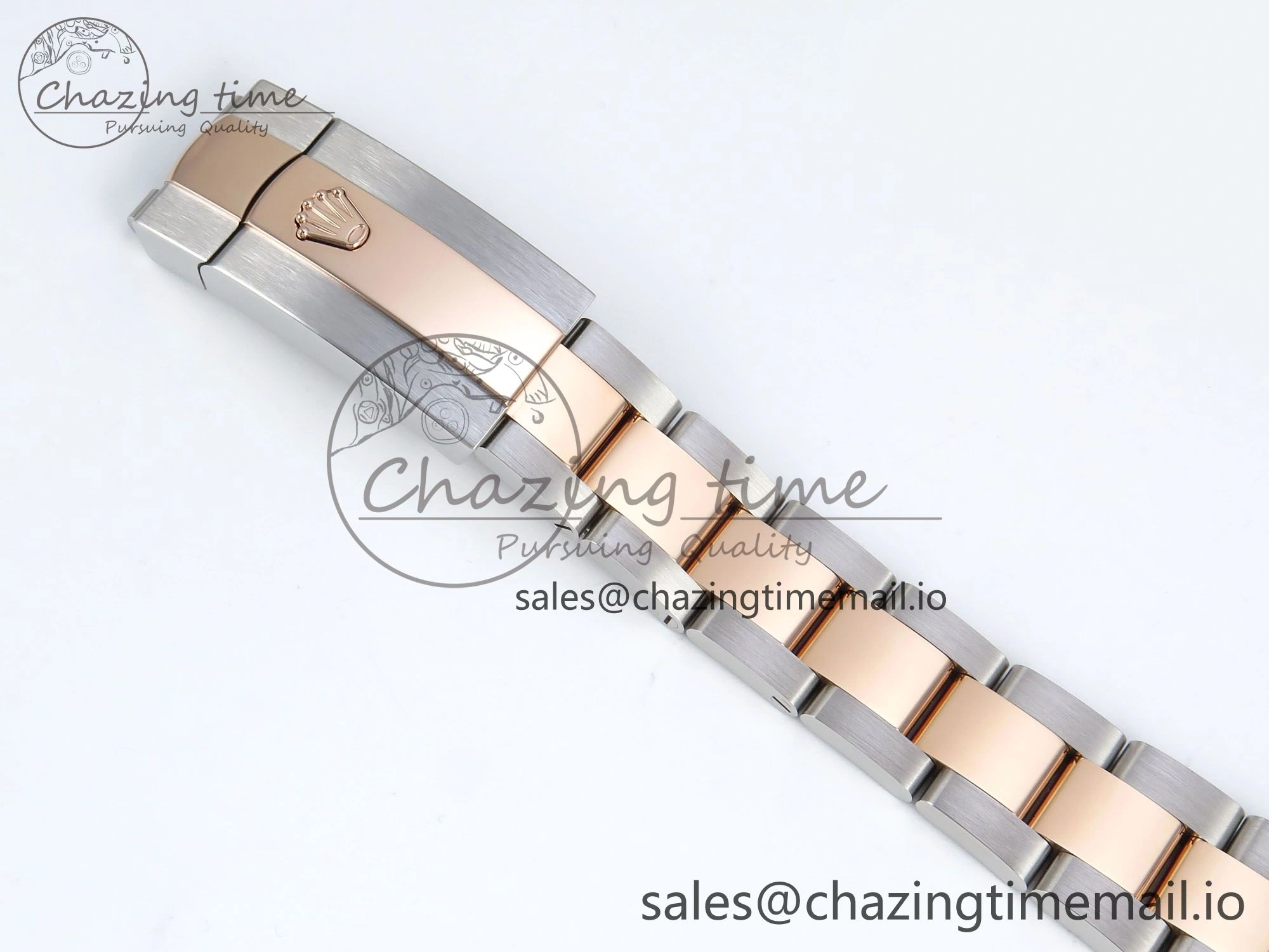 DateJust 31 278271 ARF 1:1 Best Edition 904L Steel RG Roman Dial on SS RG Oyster Bracelet ETA 2688