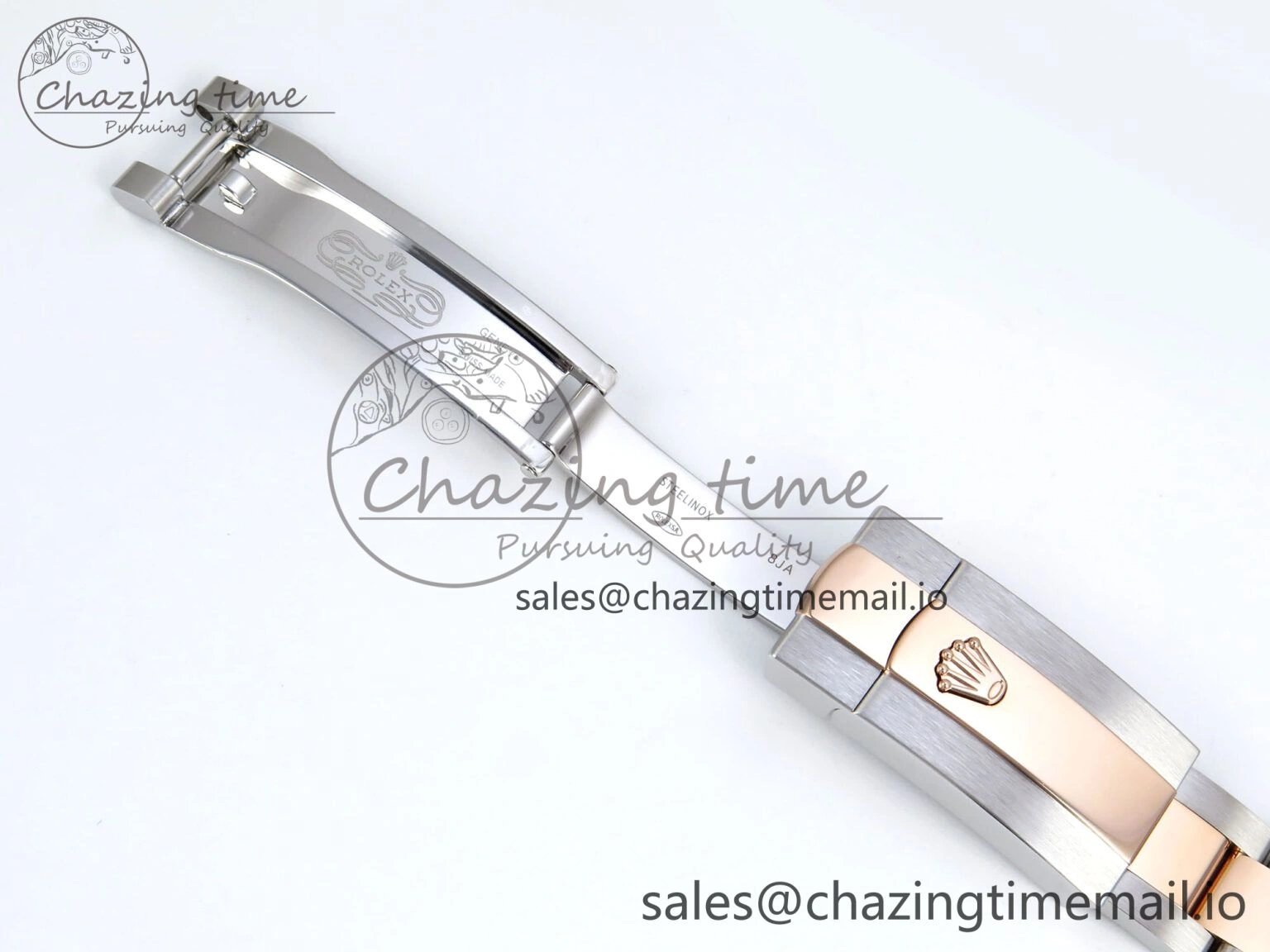 DateJust 31 278271 ARF 1:1 Best Edition 904L Steel RG Roman Dial on SS RG Oyster Bracelet ETA 2688