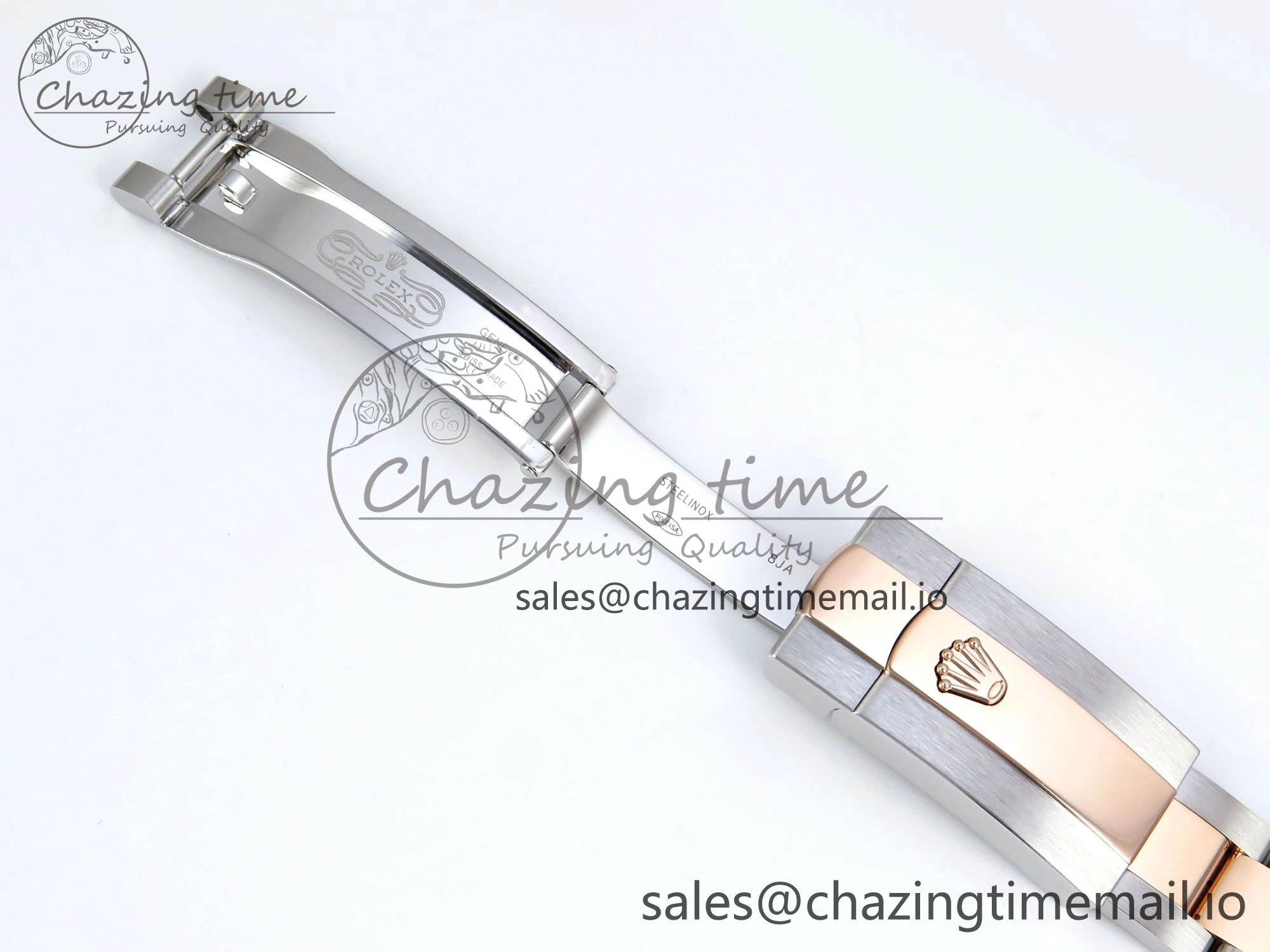 DateJust 31 278271 ARF 1:1 Best Edition 904L Steel RG Roman Dial on SS RG Oyster Bracelet ETA 2688