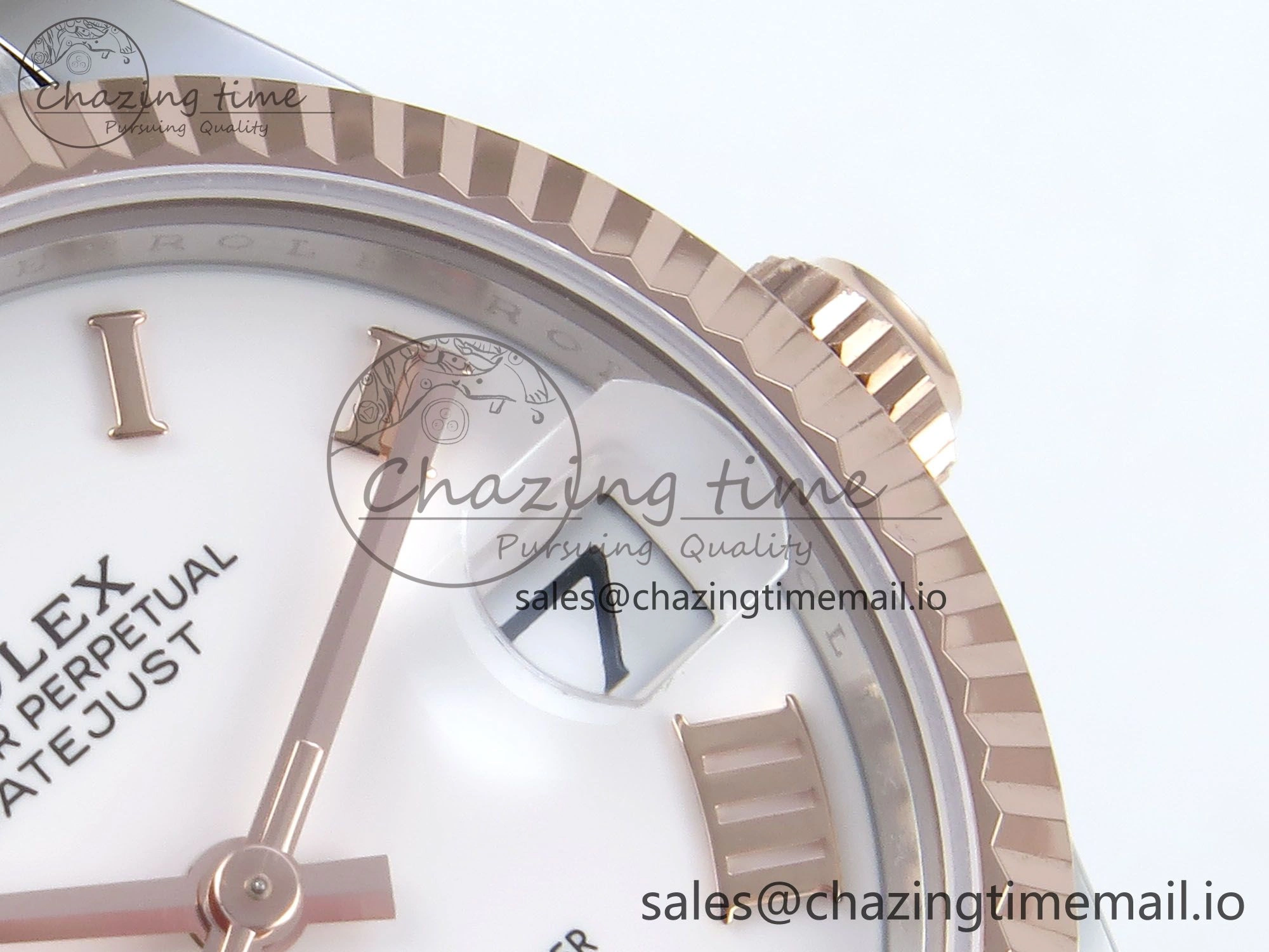 DateJust 31 278271 ARF 1:1 Best Edition 904L Steel White Roman Dial on SS RG Jubilee Bracelet ETA 2688