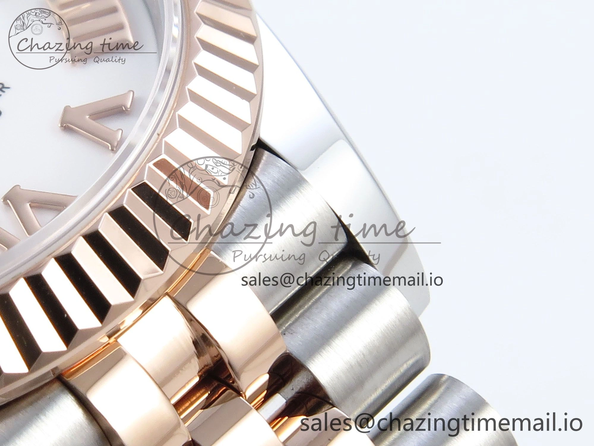 DateJust 31 278271 ARF 1:1 Best Edition 904L Steel White Roman Dial on SS RG Jubilee Bracelet ETA 2688