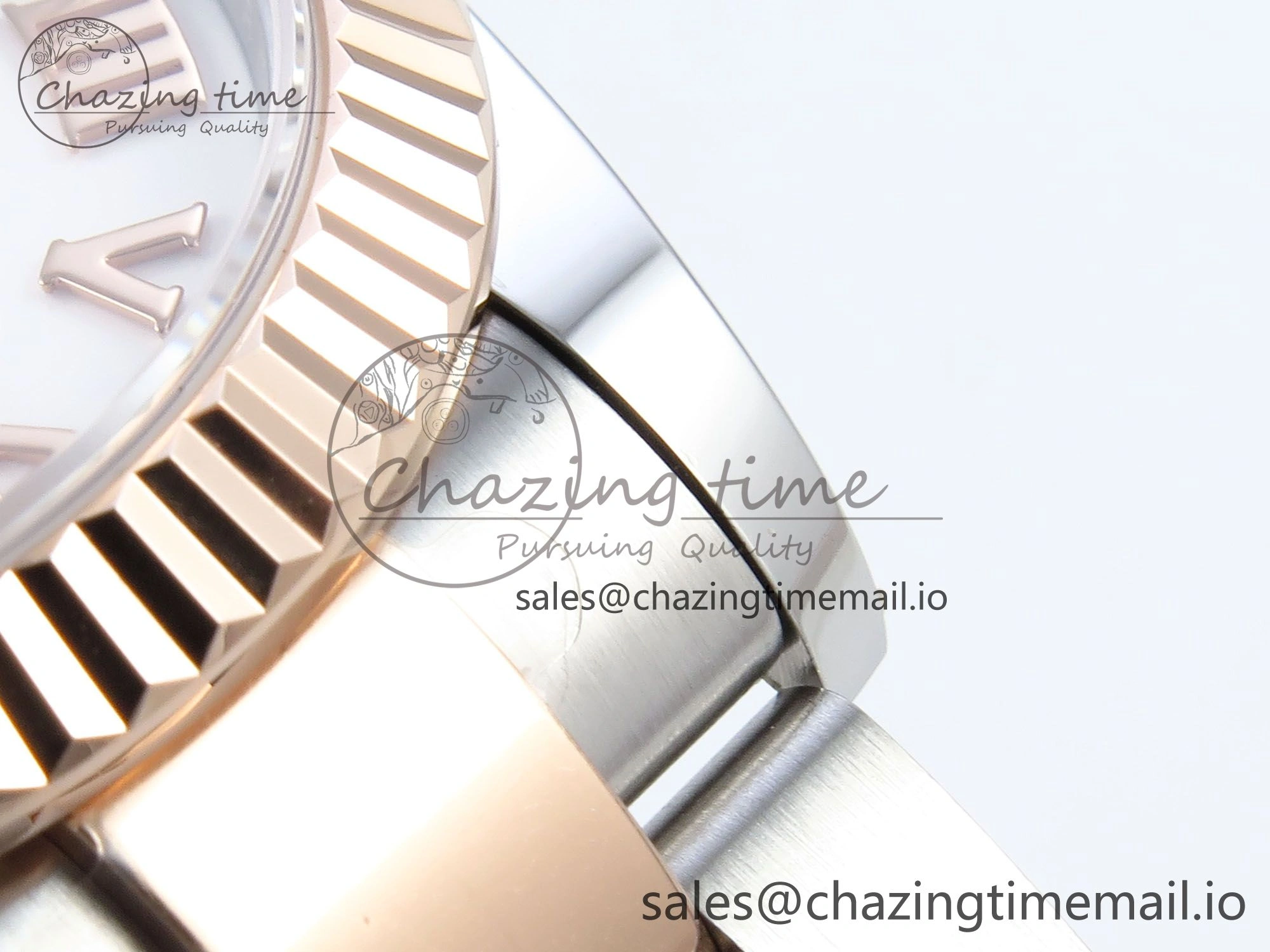 DateJust 31 278271 ARF 1:1 Best Edition 904L Steel White Roman Dial on SS RG Oyster Bracelet ETA 2688