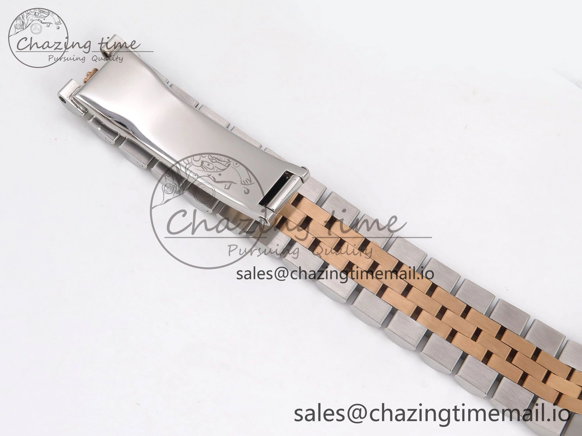 DateJust 31 278271 SS RG GMF 1:1 Best Edition 904L Steel Gray Roman Diamonds Dial on Jubilee Bracelet A2824