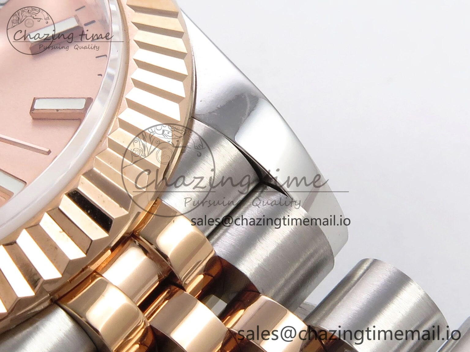 DateJust 31 278271 SS RG GMF 1:1 Best Edition 904L Steel RG Stick Dial on Jubilee Bracelet A2824