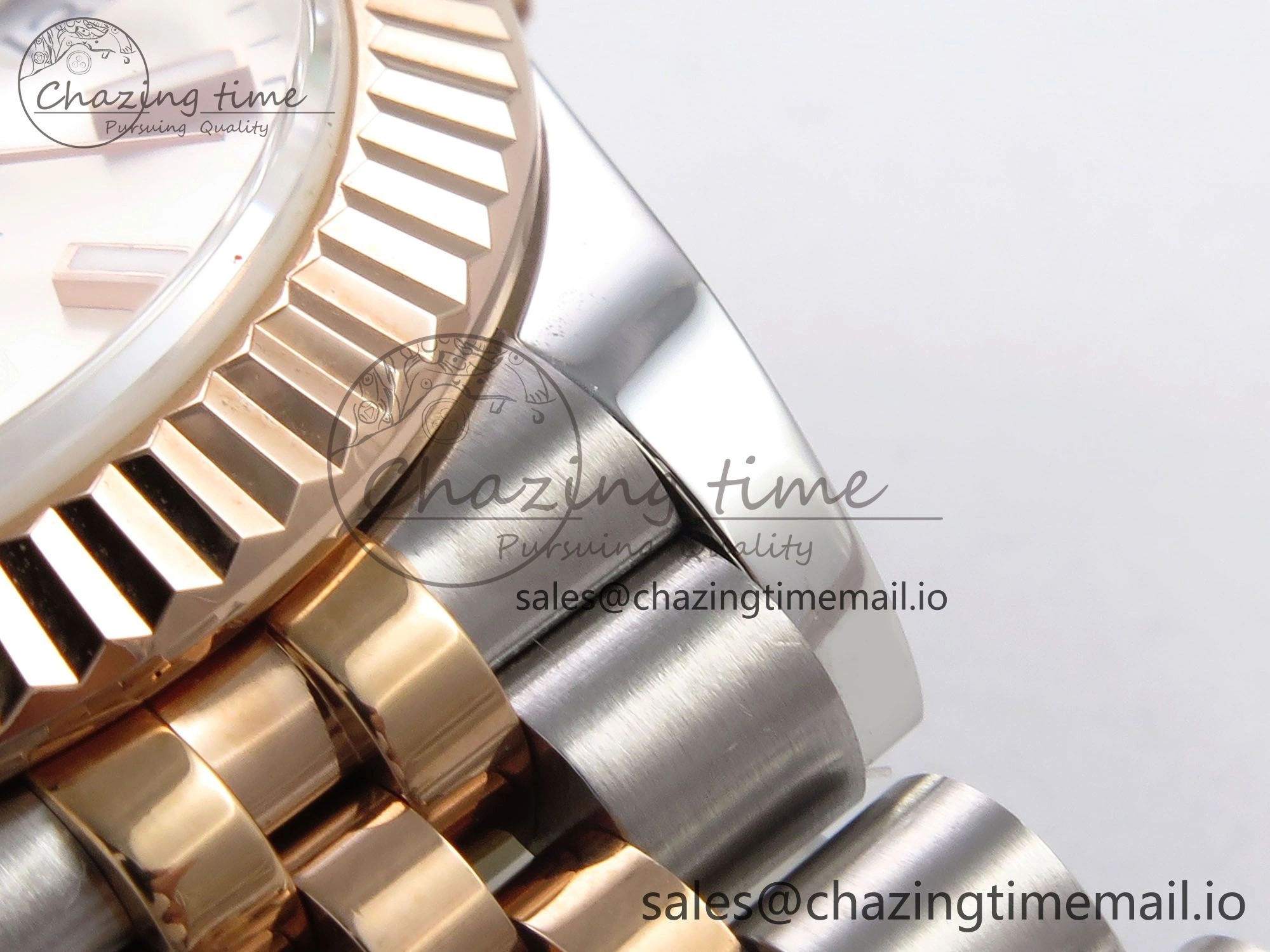 DateJust 31 278271 SS RG GMF 1:1 Best Edition 904L Steel Silver Stick Dial on Jubilee Bracelet A2824