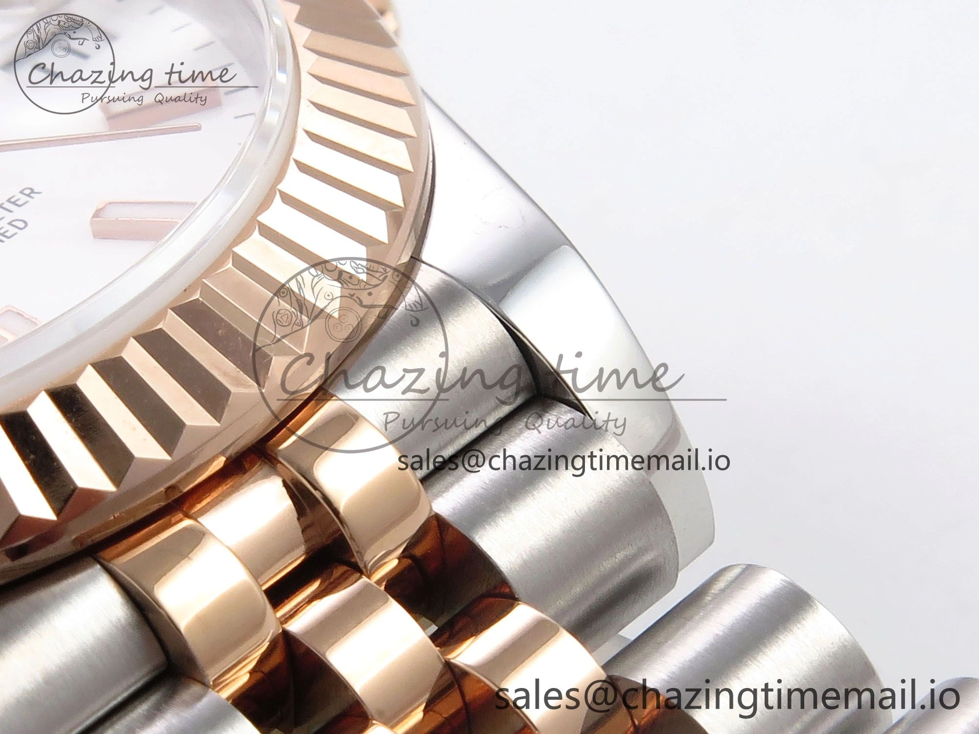 DateJust 31 278271 SS RG GMF 1:1 Best Edition 904L Steel White Stick Dial on Jubilee Bracelet A2824