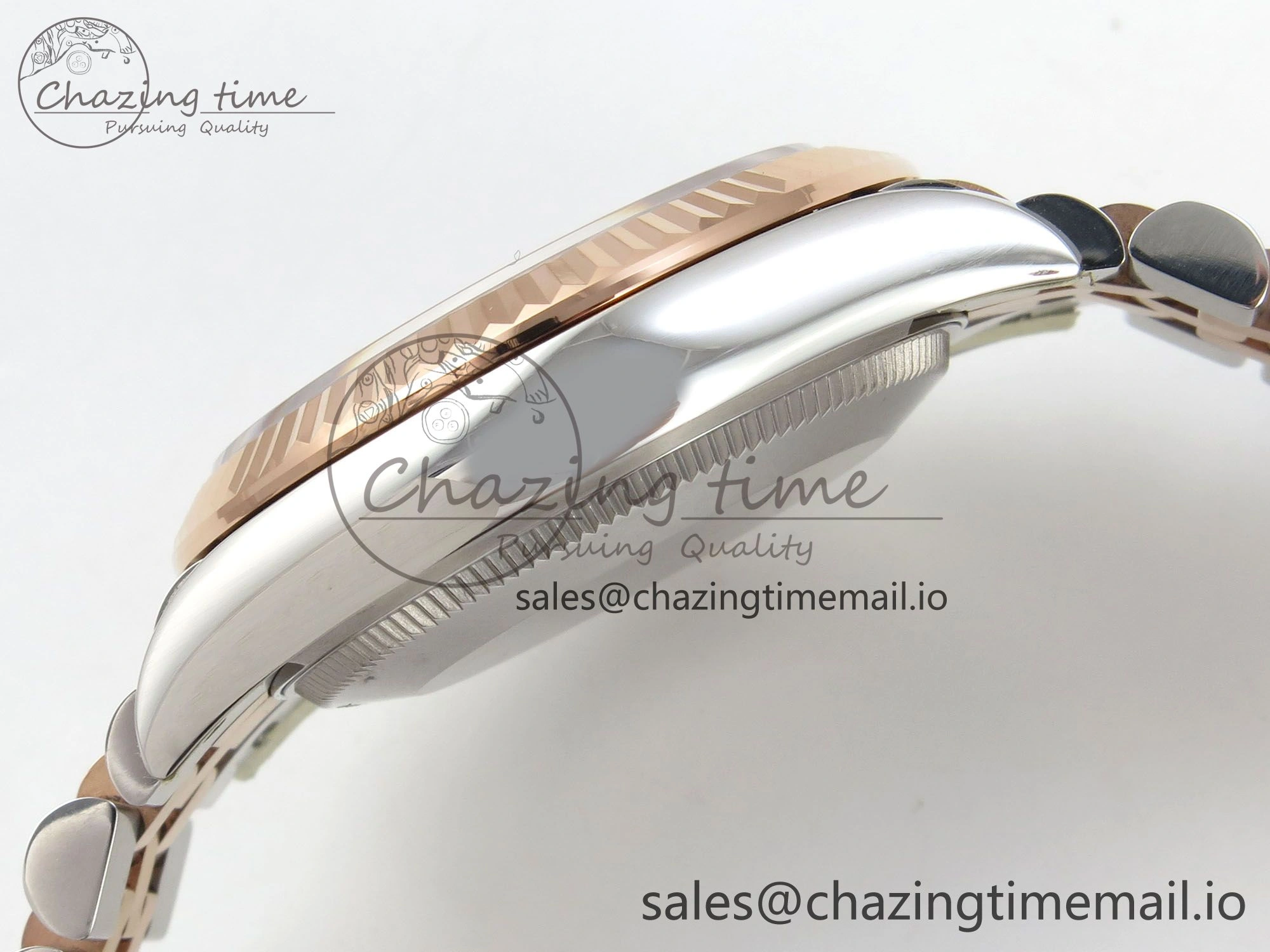 DateJust 31 278271 THBF 1:1 Best Edition 904L Steel Brown Roman Diamonds Dial on SS RG Jubilee Bracelet HZ Cal.2236