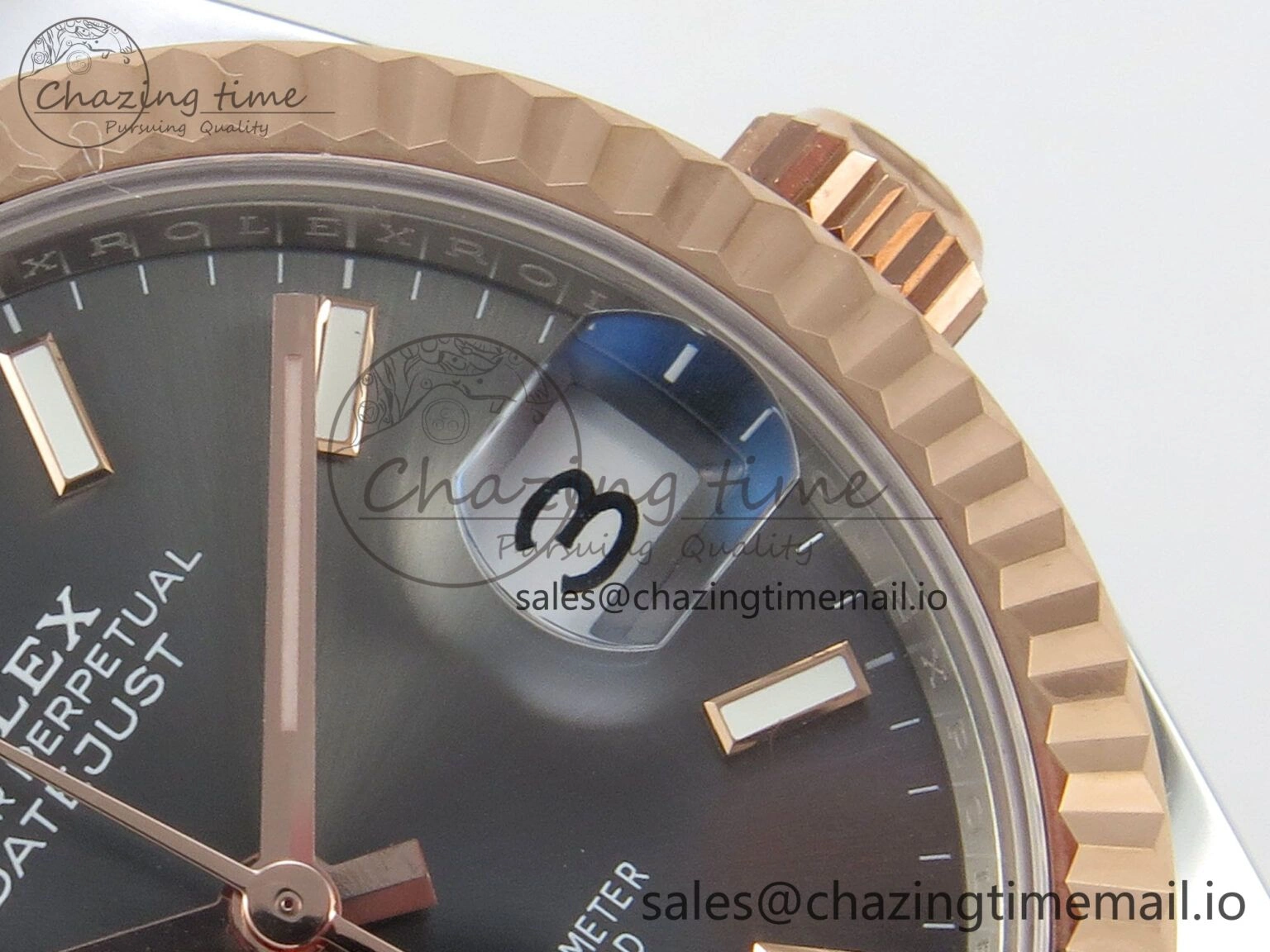 DateJust 31 278271 THBF 1:1 Best Edition 904L Steel Gray Diamonds Dial Stick Marker on SS RG Jubilee Bracelet HZ Cal.2236