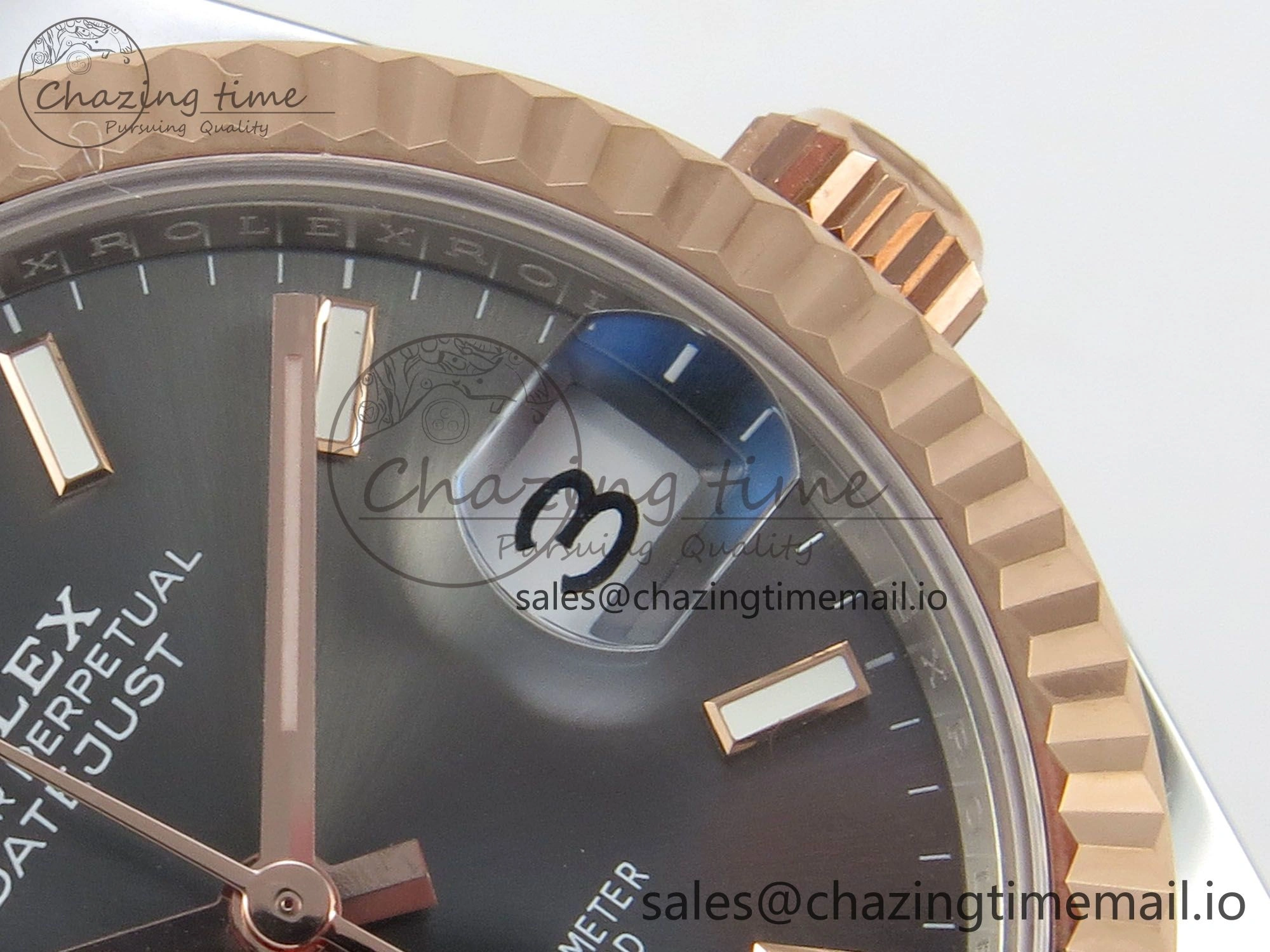 DateJust 31 278271 THBF 1:1 Best Edition 904L Steel Gray Diamonds Dial Stick Marker on SS RG Jubilee Bracelet HZ Cal.2236