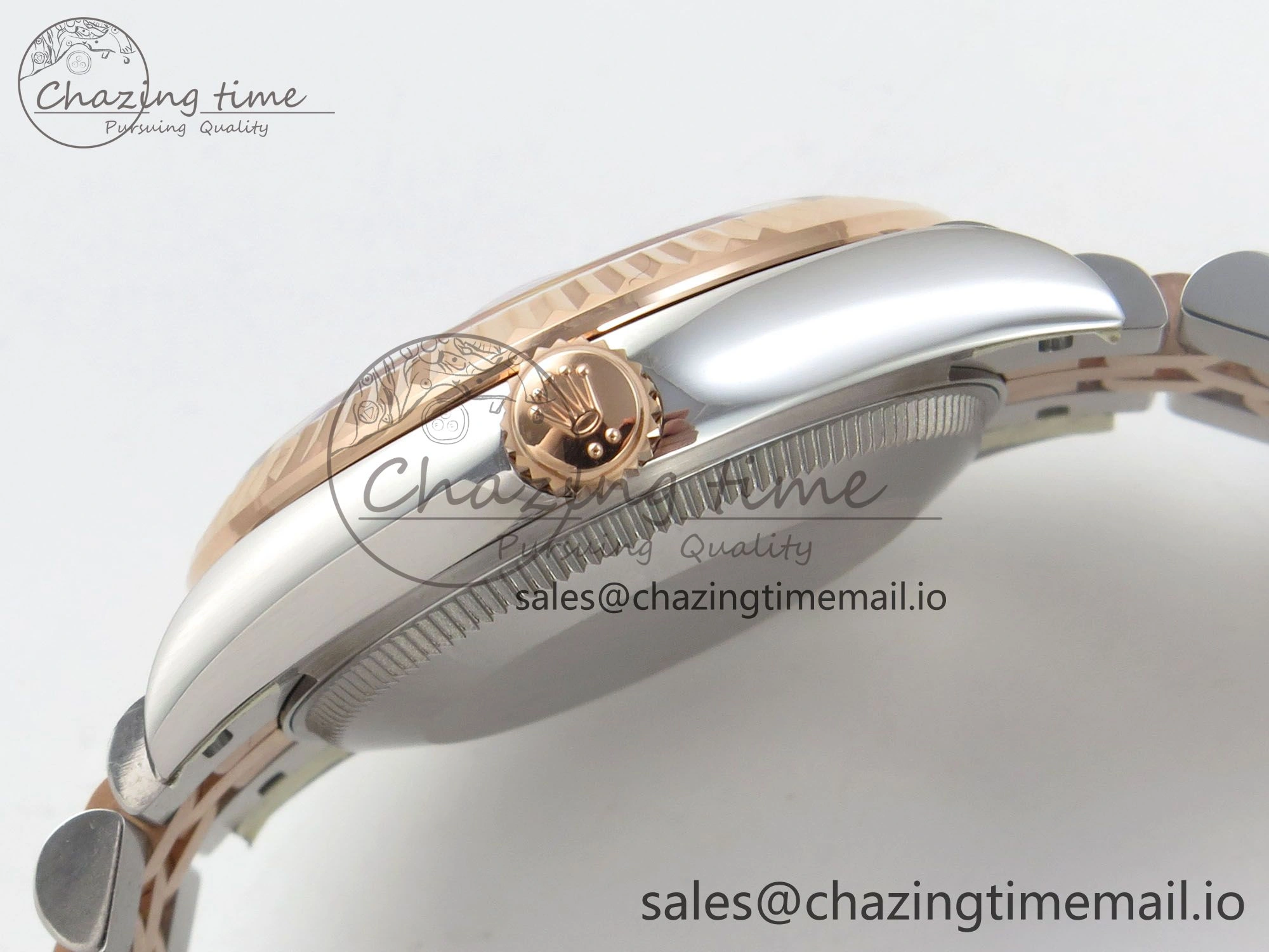 DateJust 31 278271 THBF 1:1 Best Edition 904L Steel RG Diamonds Dial Stick Marker on SS RG Jubilee Bracelet HZ Cal.2236