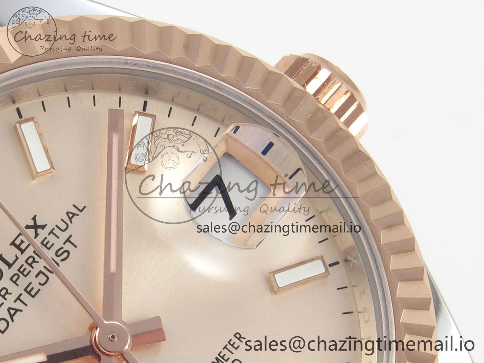 DateJust 31 278271 THBF 1:1 Best Edition 904L Steel RG Diamonds Dial Stick Marker on SS RG Jubilee Bracelet HZ Cal.2236