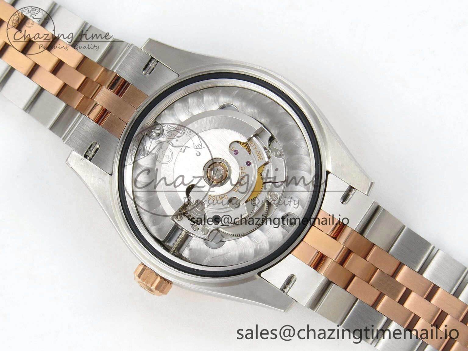 DateJust 31 278271 THBF 1:1 Best Edition 904L Steel RG Diamonds Dial Stick Marker on SS RG Jubilee Bracelet HZ Cal.2236