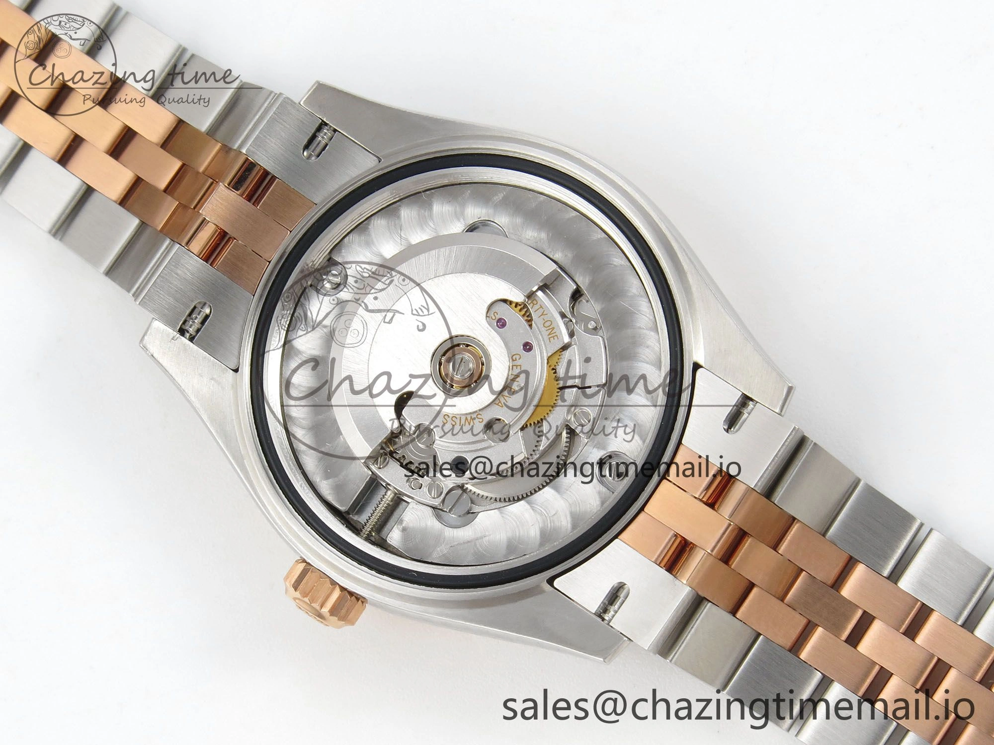 DateJust 31 278271 THBF 1:1 Best Edition 904L Steel RG Diamonds Dial Stick Marker on SS RG Jubilee Bracelet HZ Cal.2236