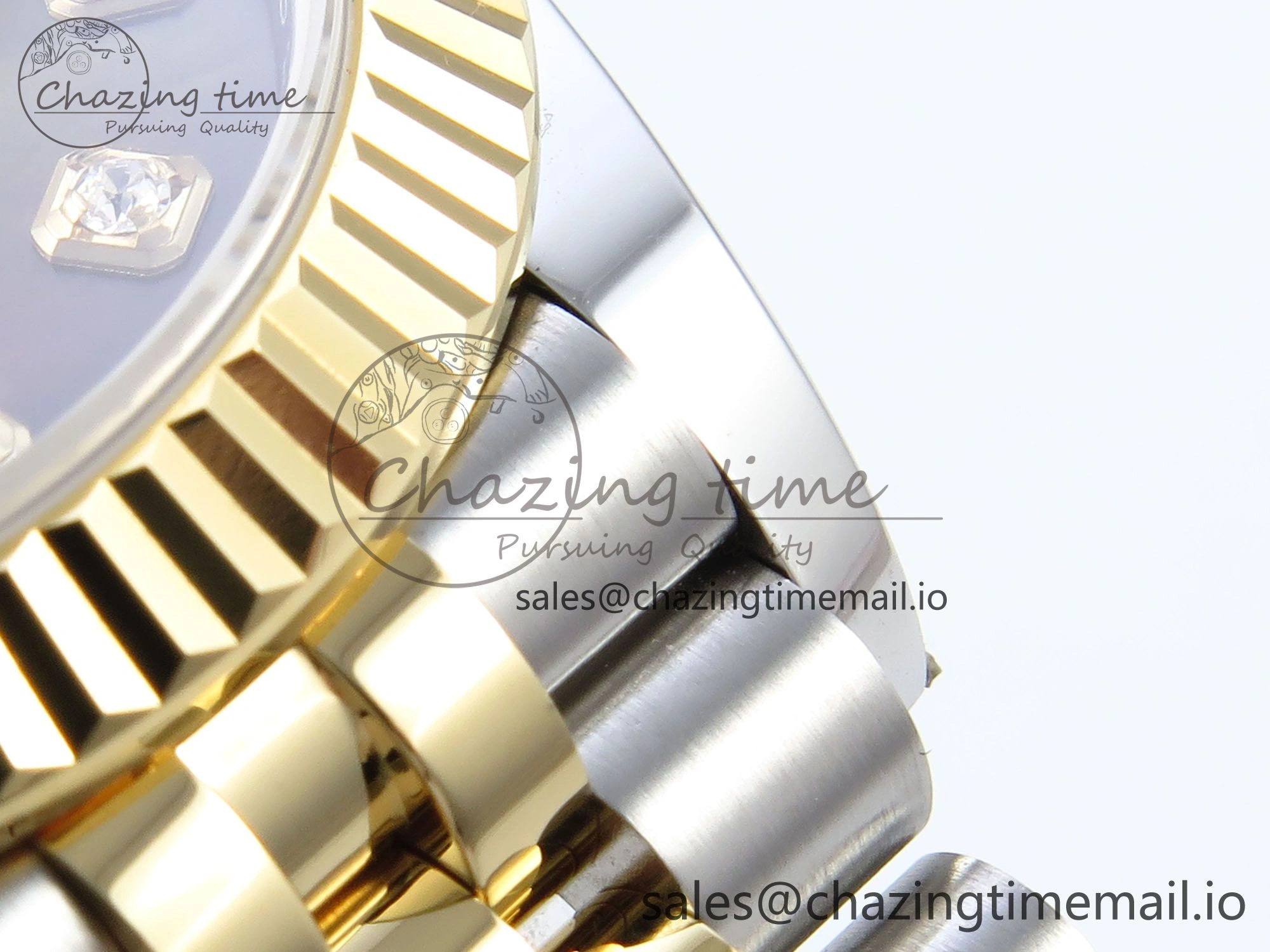 DateJust 31 278273 ARF 1:1 Best Edition 904L Steel Brown Diamonds Dial on SS YG Jubilee Bracelet ETA 2688
