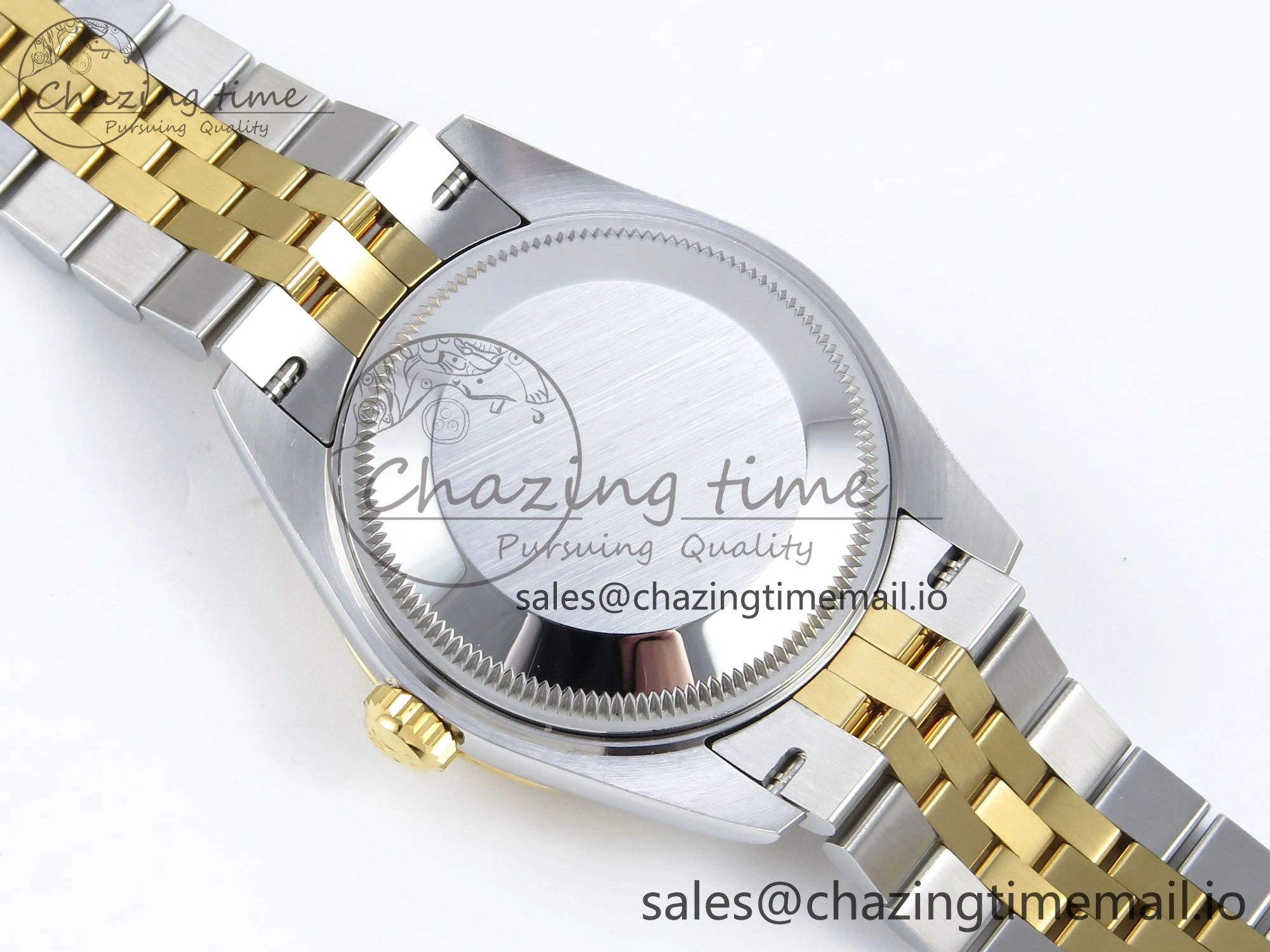 DateJust 31 278273 ARF 1:1 Best Edition 904L Steel Gray Roman Diamonds Dial on SS YG Jubilee Bracelet ETA 2688