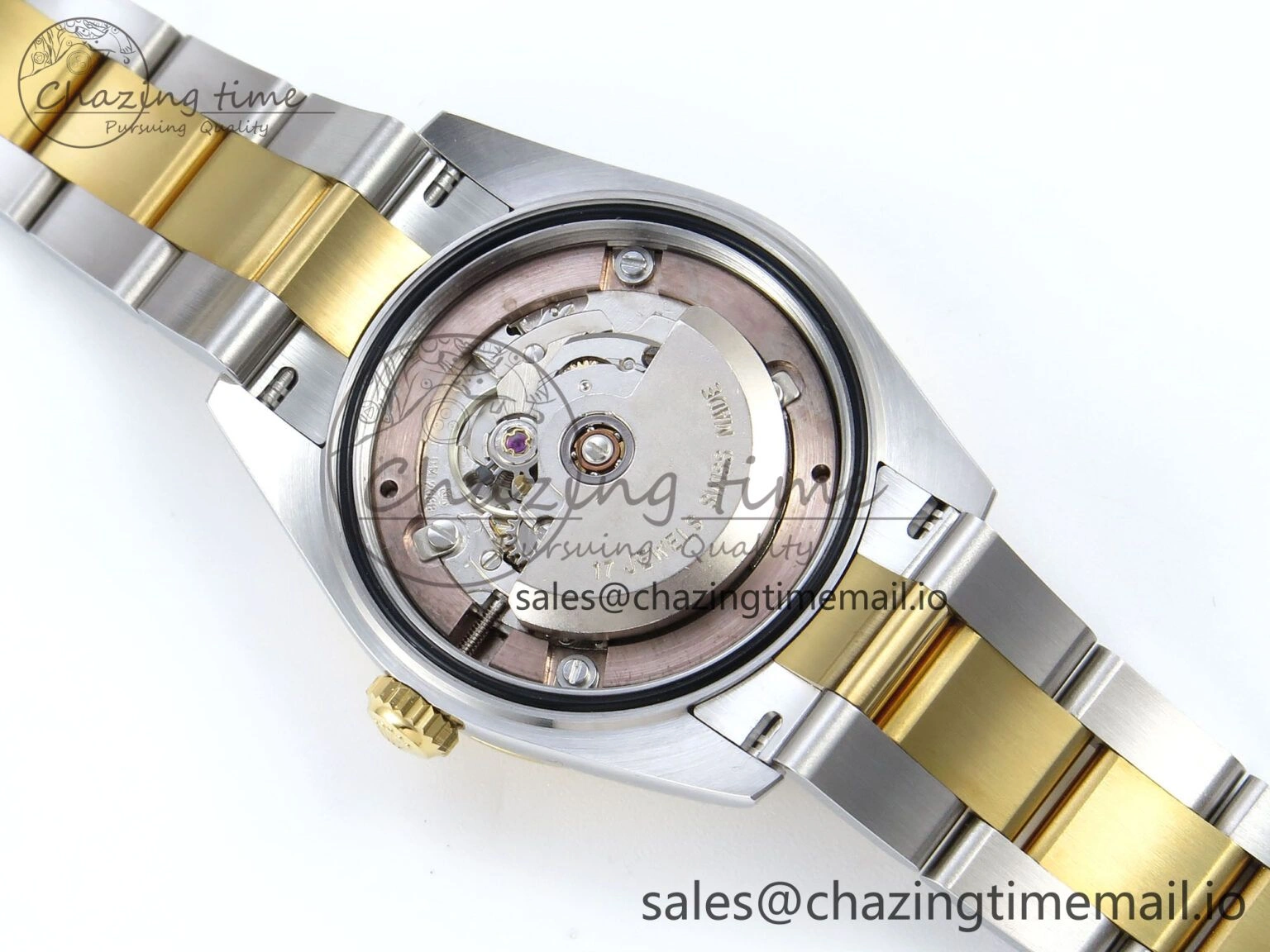 DateJust 31 278273 ARF 1:1 Best Edition 904L Steel Gray Roman Diamonds Dial on SS YG Oyster Bracelet ETA 2688
