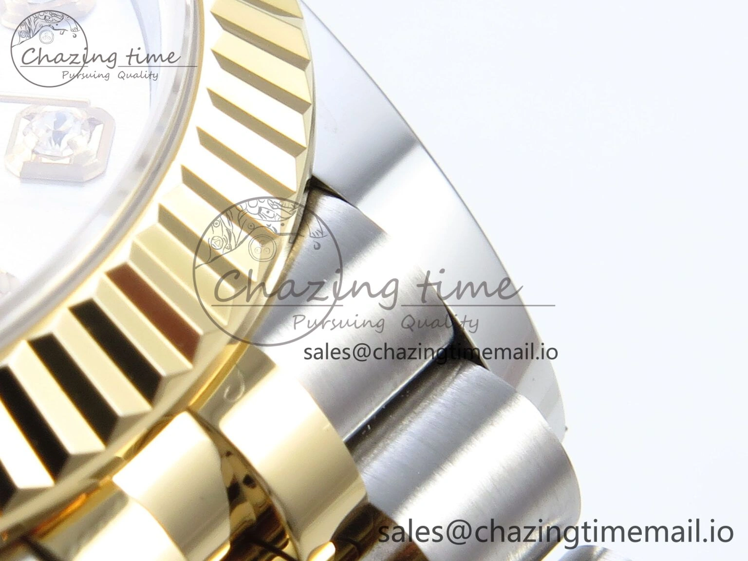 DateJust 31 278273 ARF 1:1 Best Edition 904L Steel Silver Diamonds Dial on SS YG Jubilee Bracelet ETA 2688