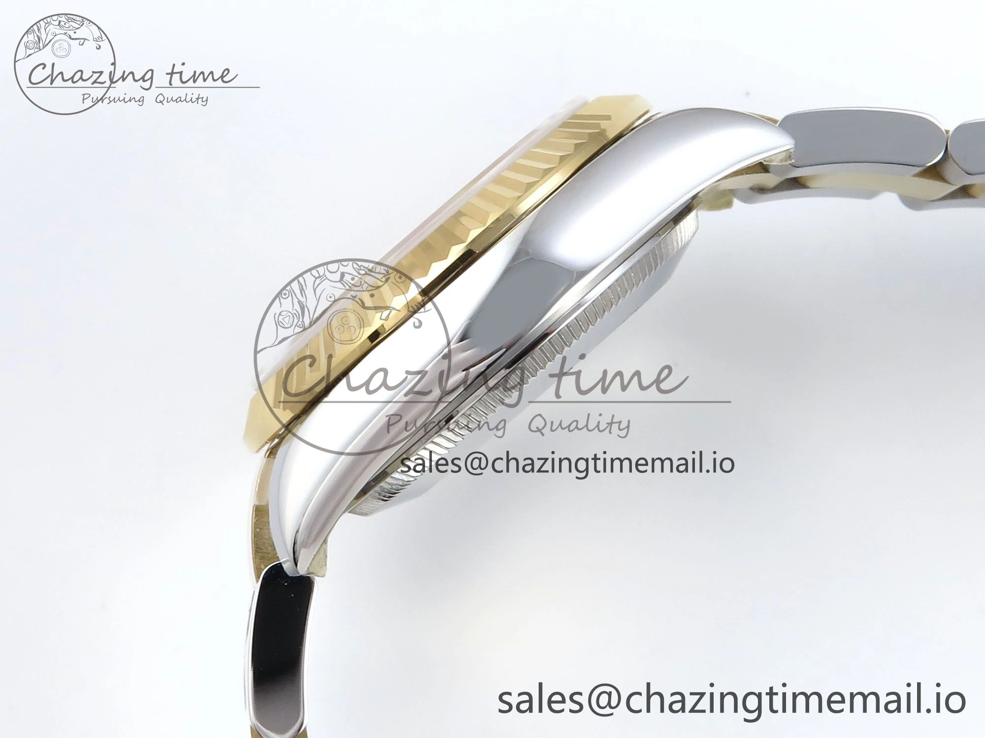 DateJust 31 278273 ARF 1:1 Best Edition 904L Steel Silver Diamonds Dial on SS YG Oyster Bracelet ETA 2688