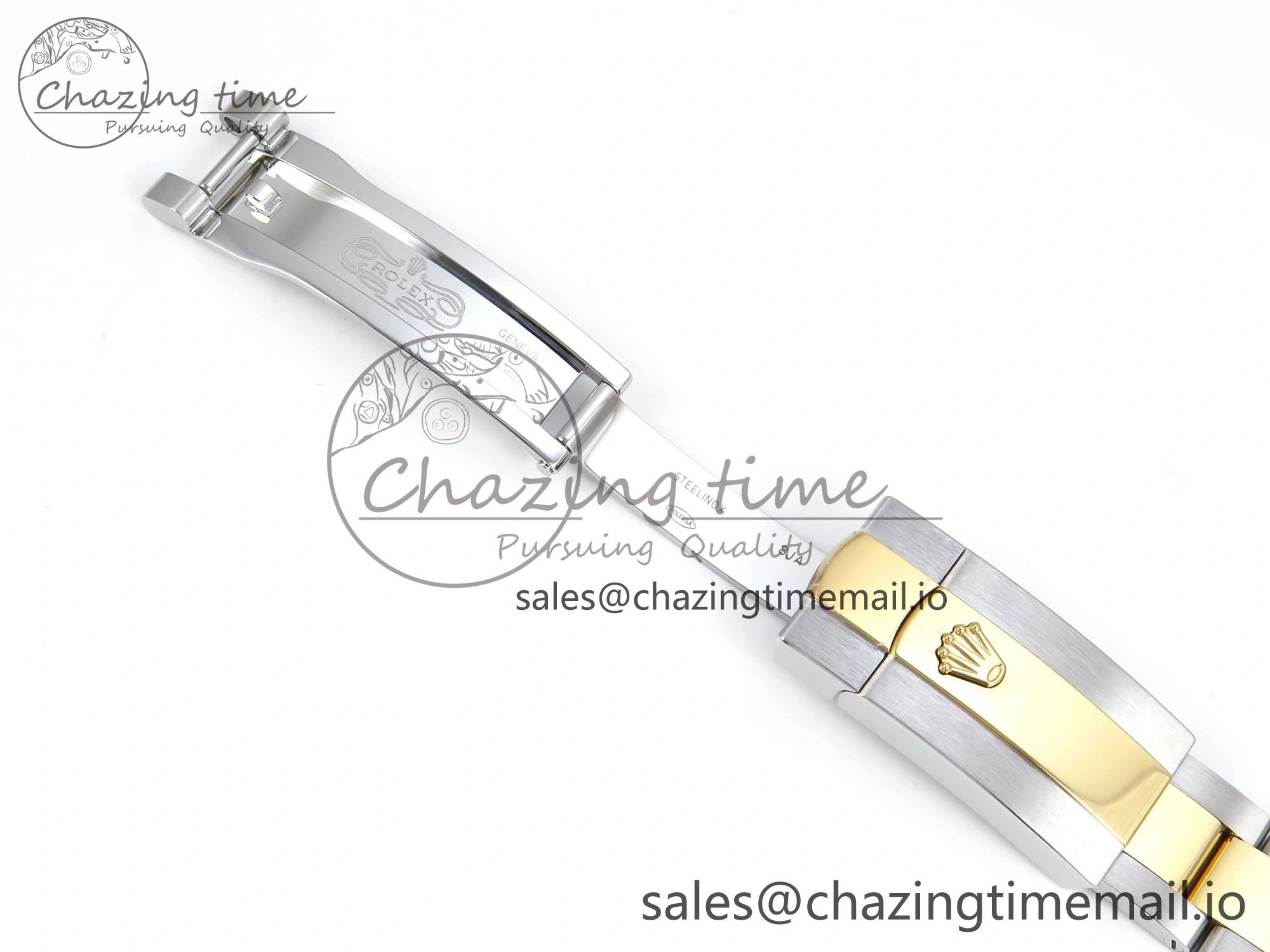 DateJust 31 278273 ARF 1:1 Best Edition 904L Steel Silver Diamonds Dial on SS YG Oyster Bracelet ETA 2688