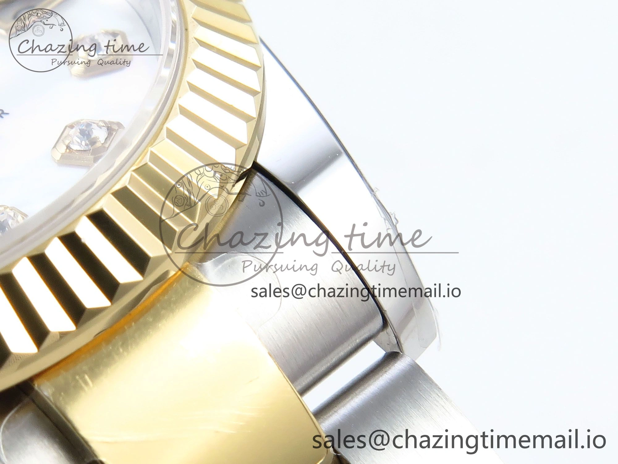 DateJust 31 278273 ARF 1:1 Best Edition 904L Steel White MOP Dial on SS YG Oyster Bracelet ETA 2688