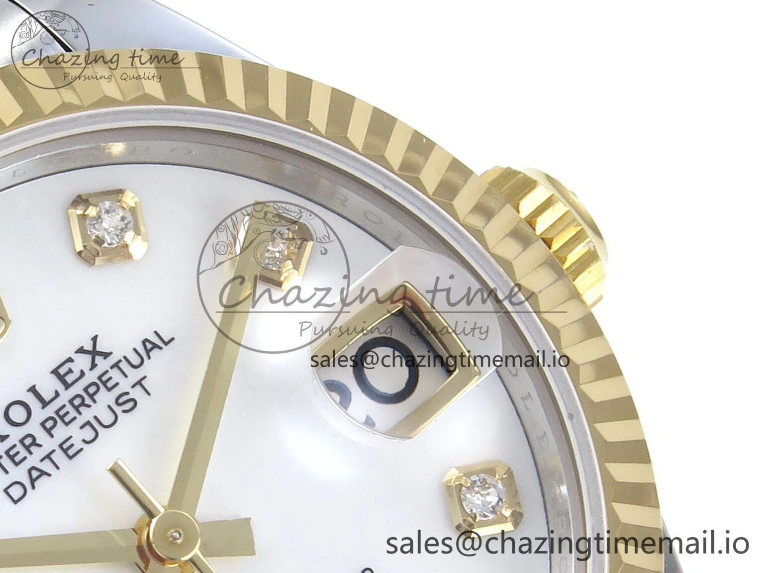 DateJust 31 278273 ARF 1:1 Best Edition 904L Steel White MOP Diamonds Dial on SS YG Jubilee Bracelet ETA 2688
