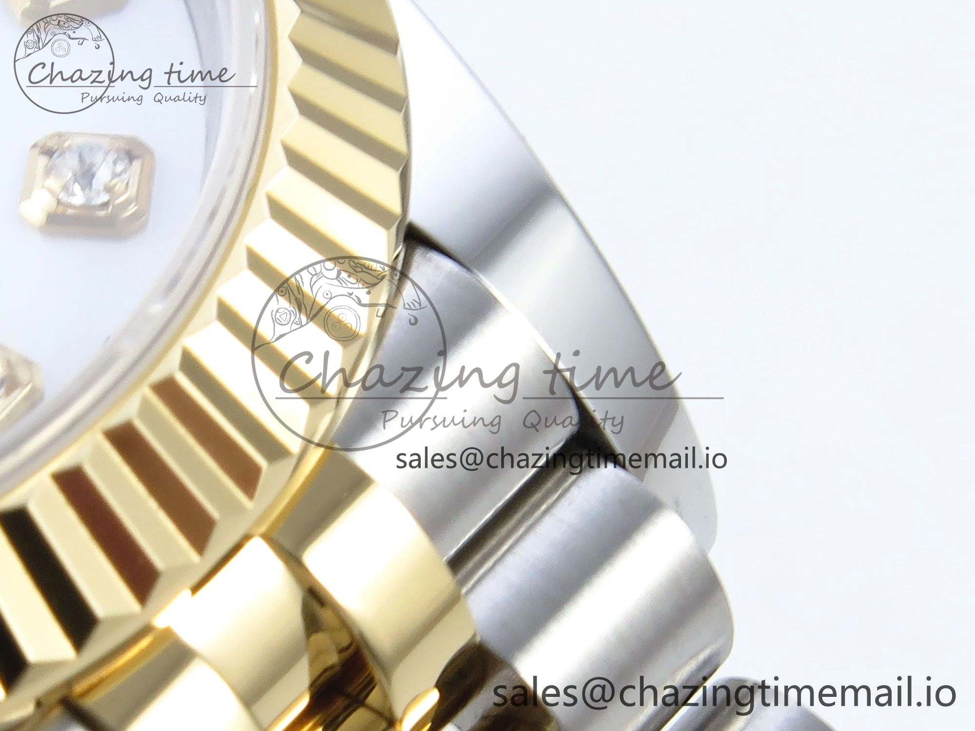 DateJust 31 278273 ARF 1:1 Best Edition 904L Steel White MOP Diamonds Dial on SS YG Jubilee Bracelet ETA 2688