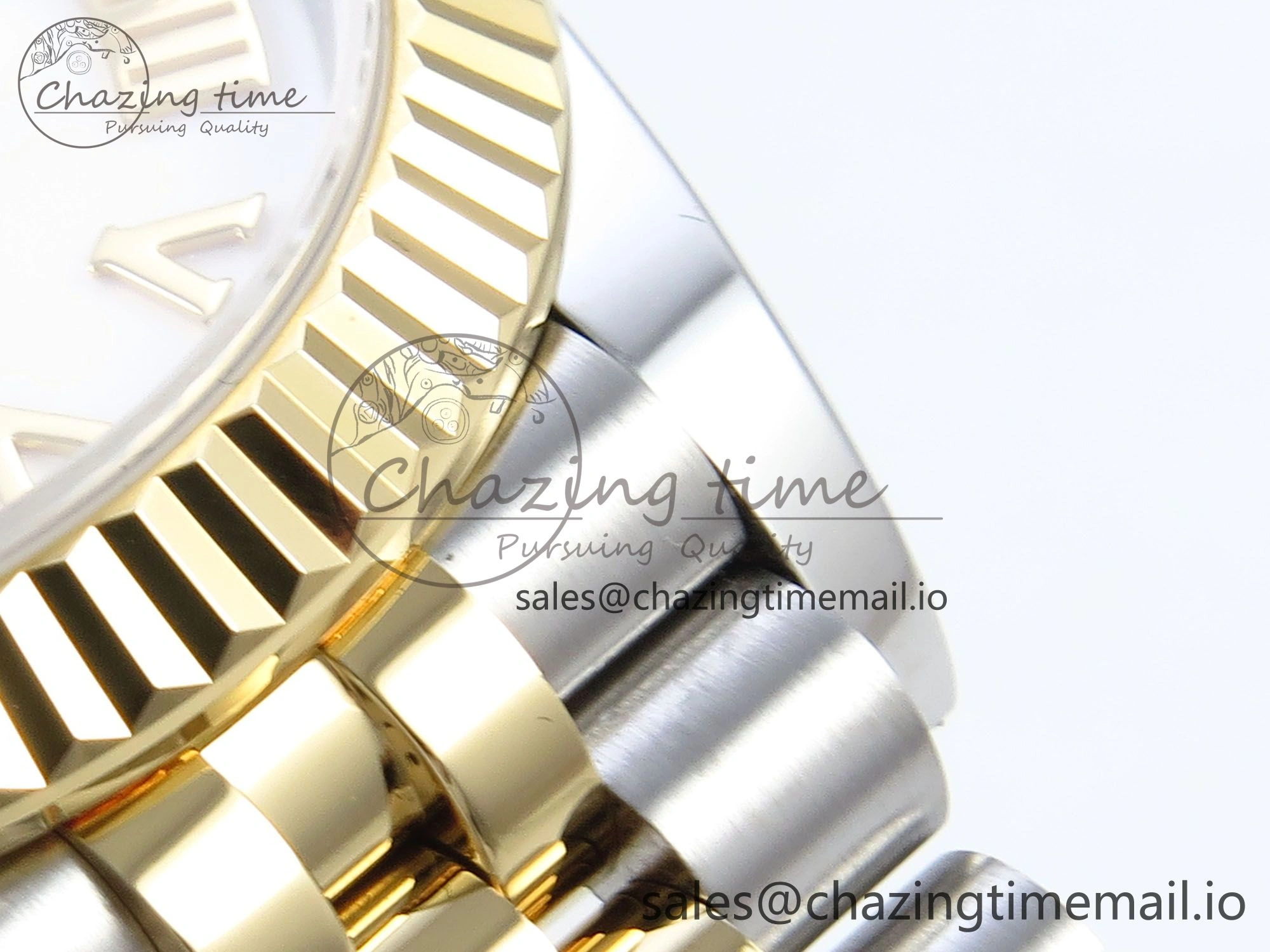 DateJust 31 278273 ARF 1:1 Best Edition 904L Steel White Roman Dial on SS YG Jubilee Bracelet ETA 2688