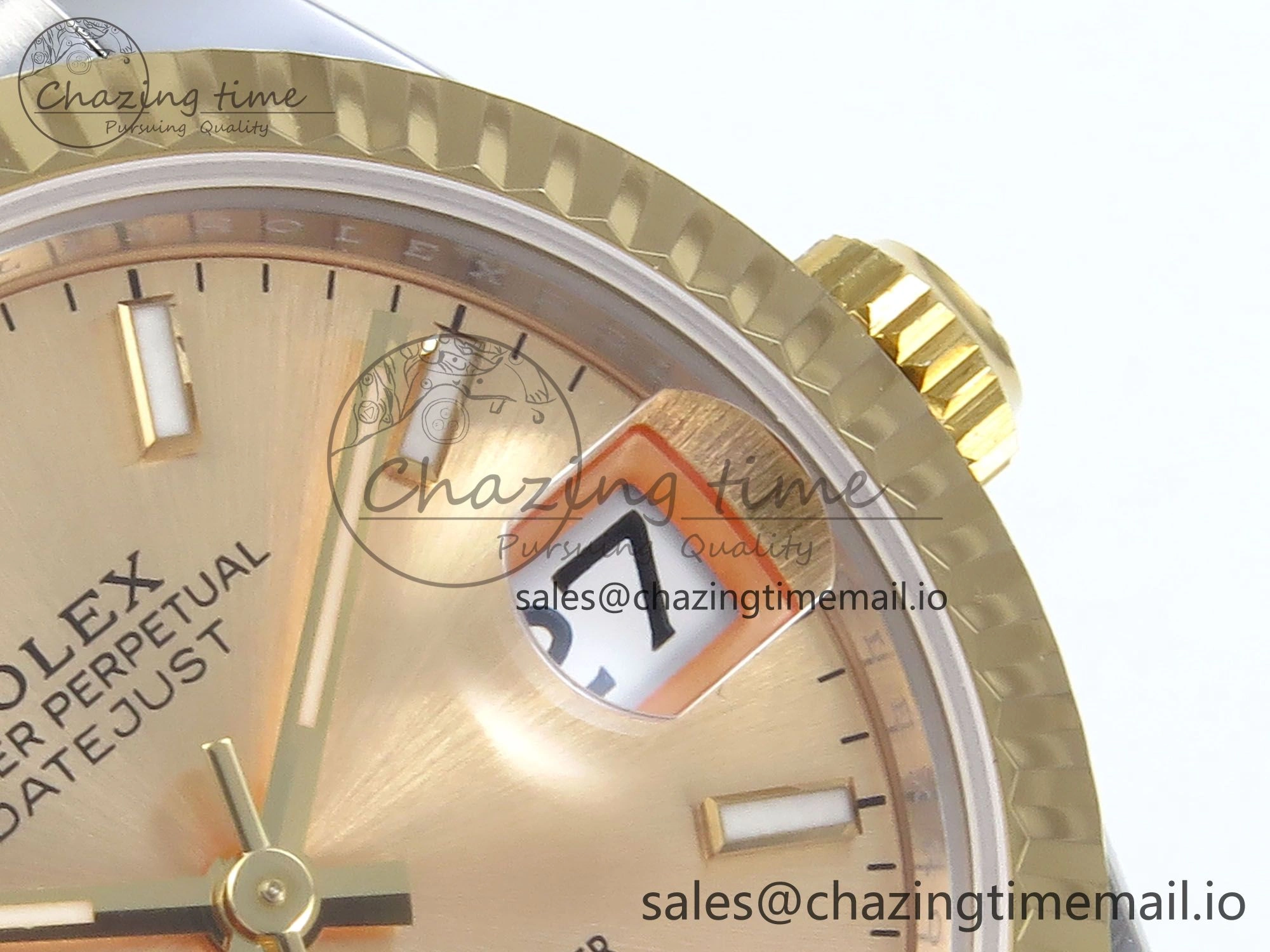 DateJust 31 278273 ARF 1:1 Best Edition 904L Steel YG Dial Stick Marker on SS YG Jubilee Bracelet ETA 2688