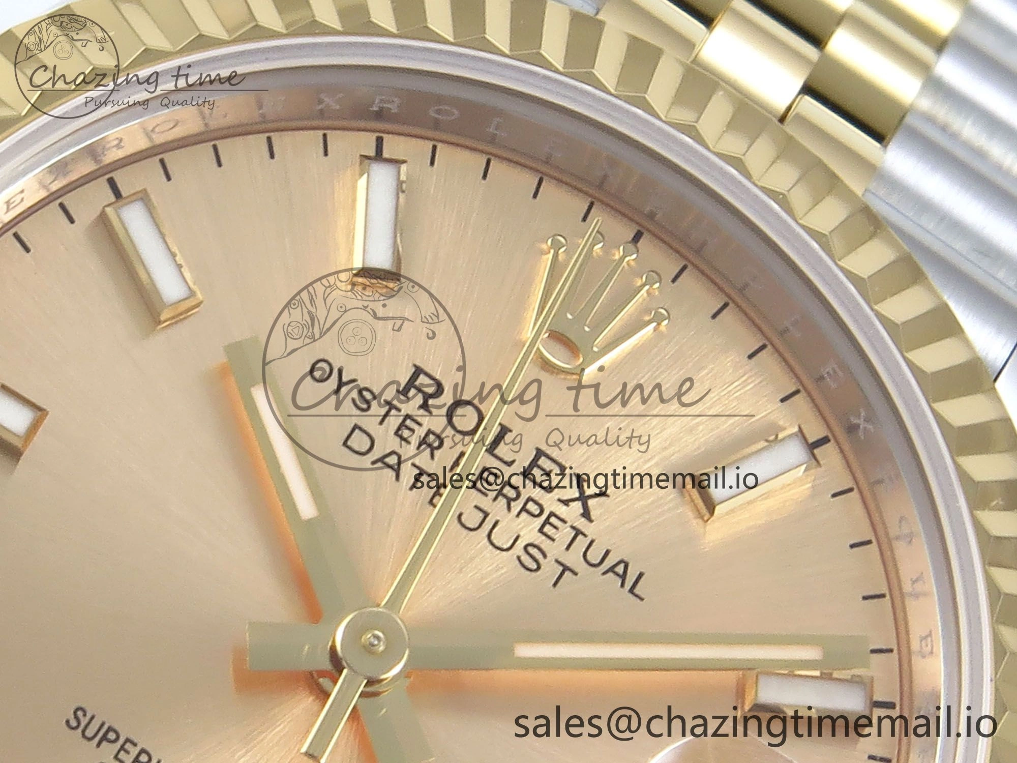 DateJust 31 278273 ARF 1:1 Best Edition 904L Steel YG Dial Stick Marker on SS YG Jubilee Bracelet ETA 2688