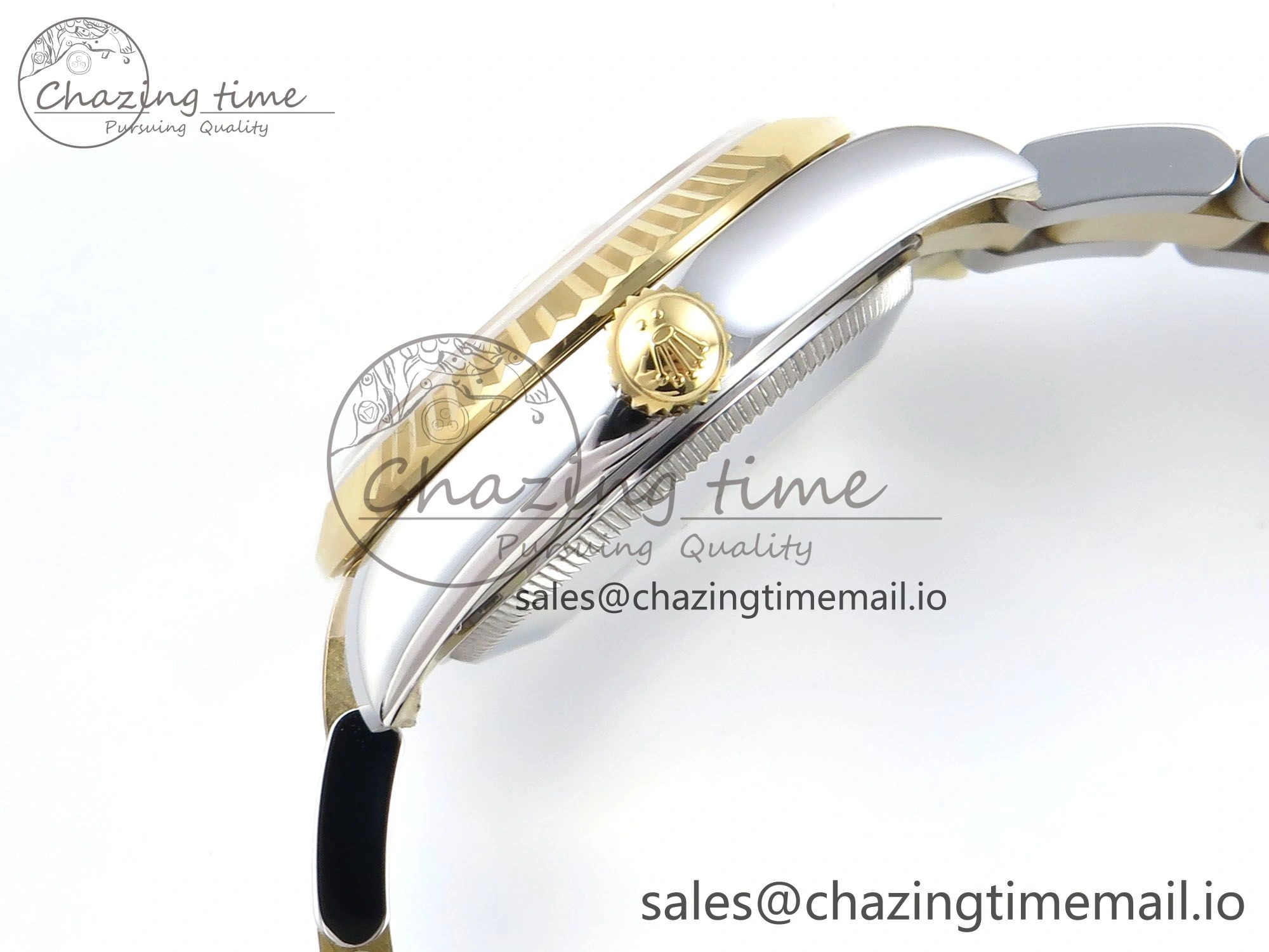 DateJust 31 278273 ARF 1:1 Best Edition 904L Steel YG Dial Stick Marker on SS YG Oyster Bracelet ETA 2688