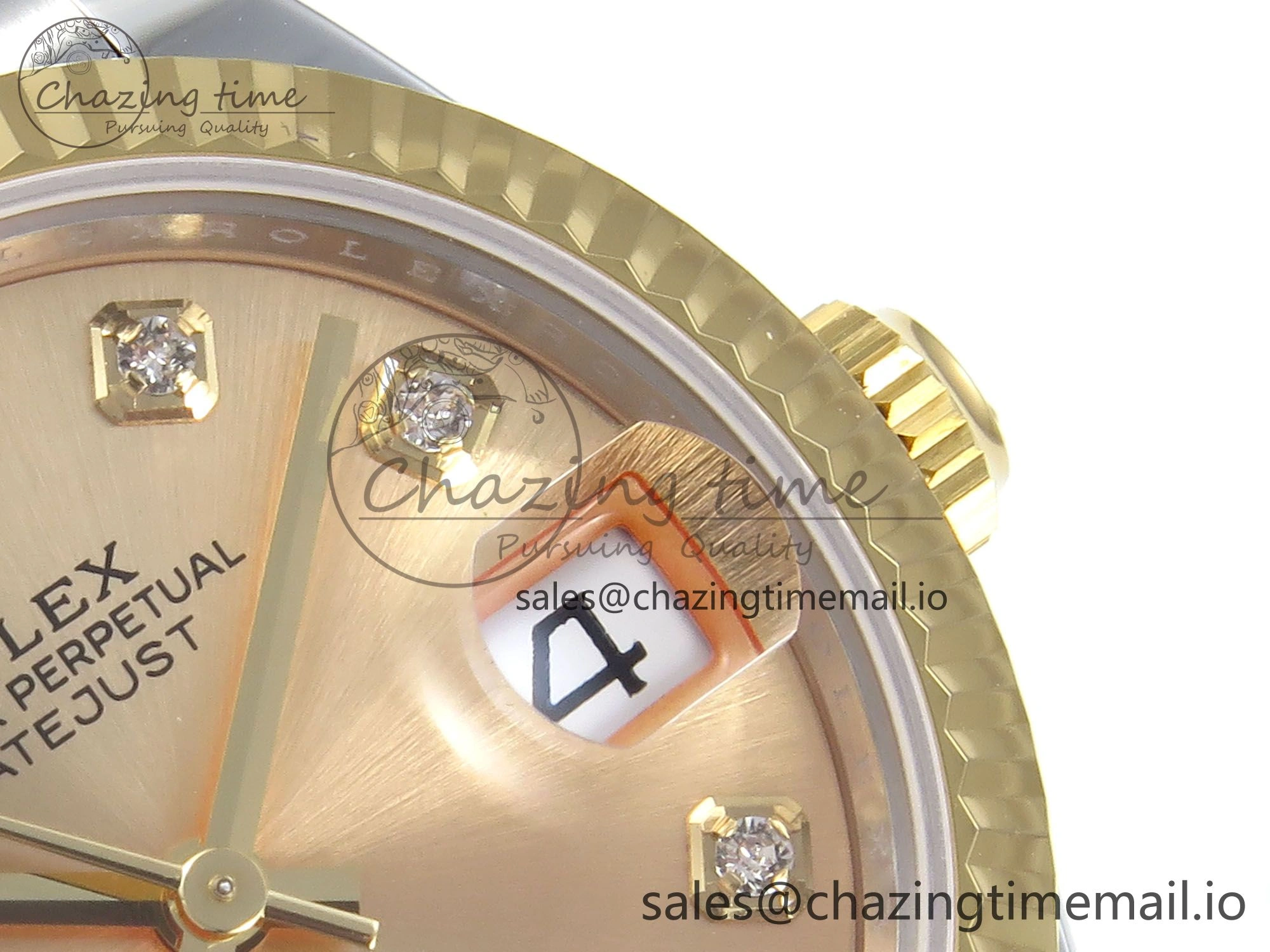 DateJust 31 278273 ARF 1:1 Best Edition 904L Steel YG Diamonds Dial on SS YG Jubilee Bracelet ETA 2688