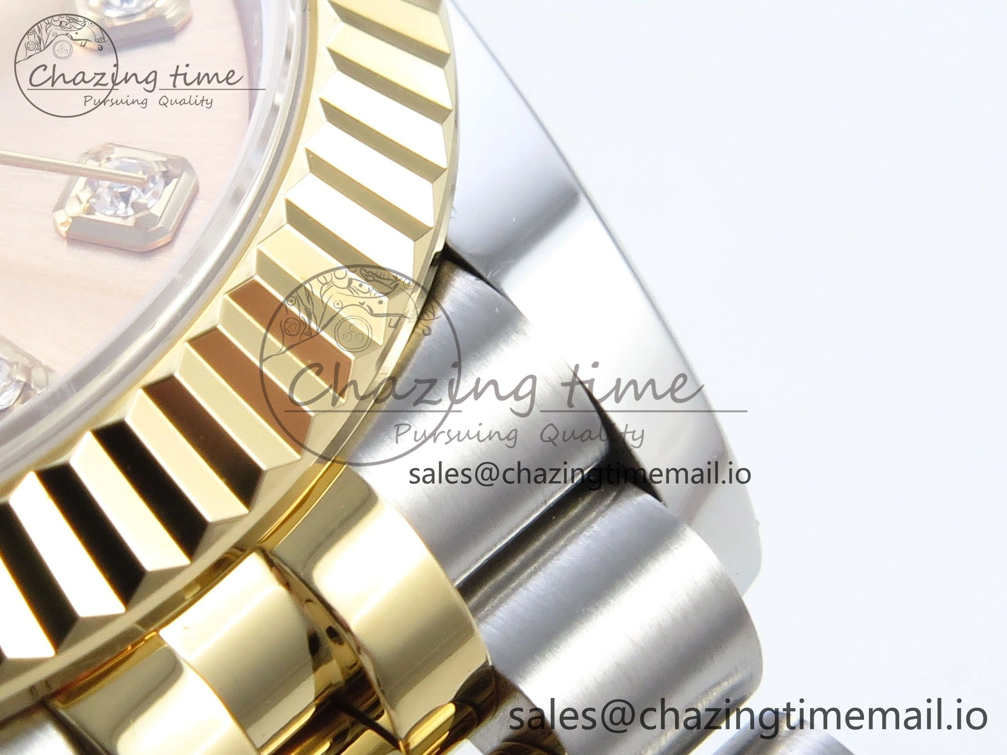 DateJust 31 278273 ARF 1:1 Best Edition 904L Steel YG Diamonds Dial on SS YG Jubilee Bracelet ETA 2688