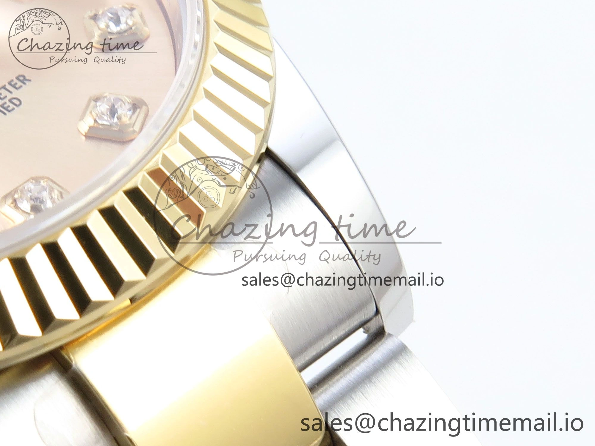 DateJust 31 278273 ARF 1:1 Best Edition 904L Steel YG Diamonds Dial on SS YG Oyster Bracelet ETA 2688